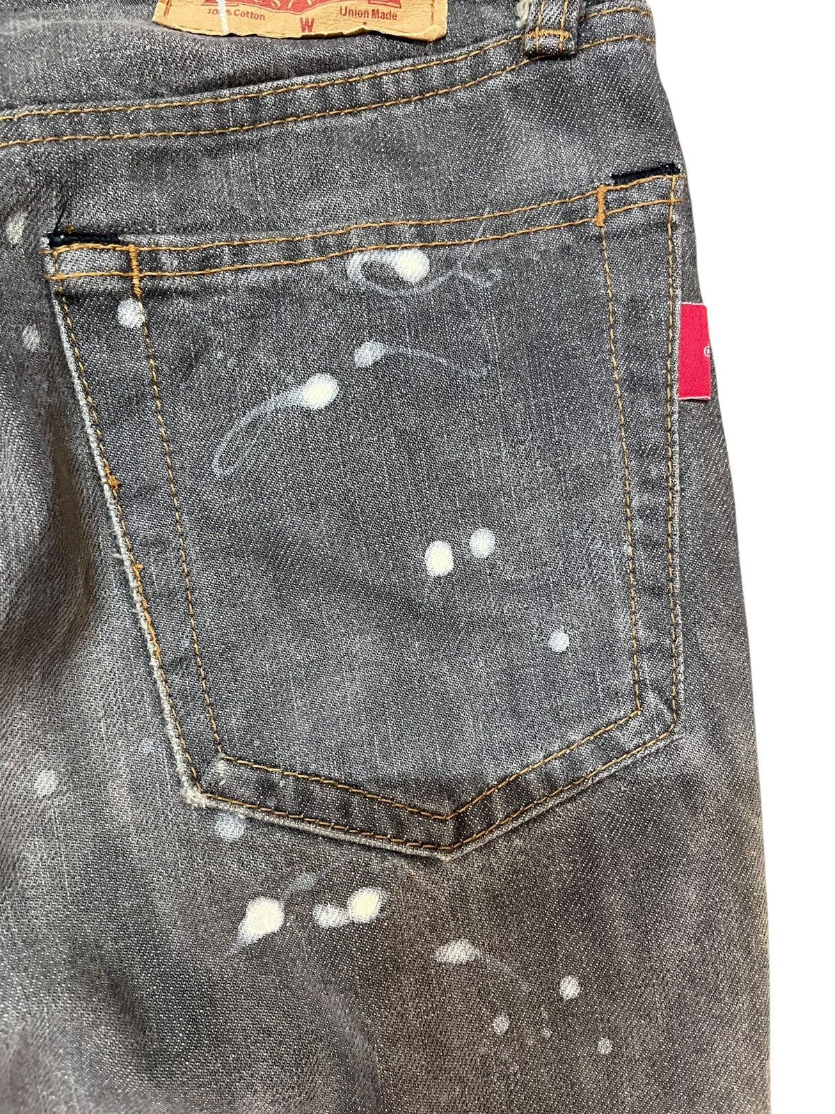 Balmain Vintage West Point Bleach Splatter Denim Size US 28 / EU 44 - 7 Thumbnail