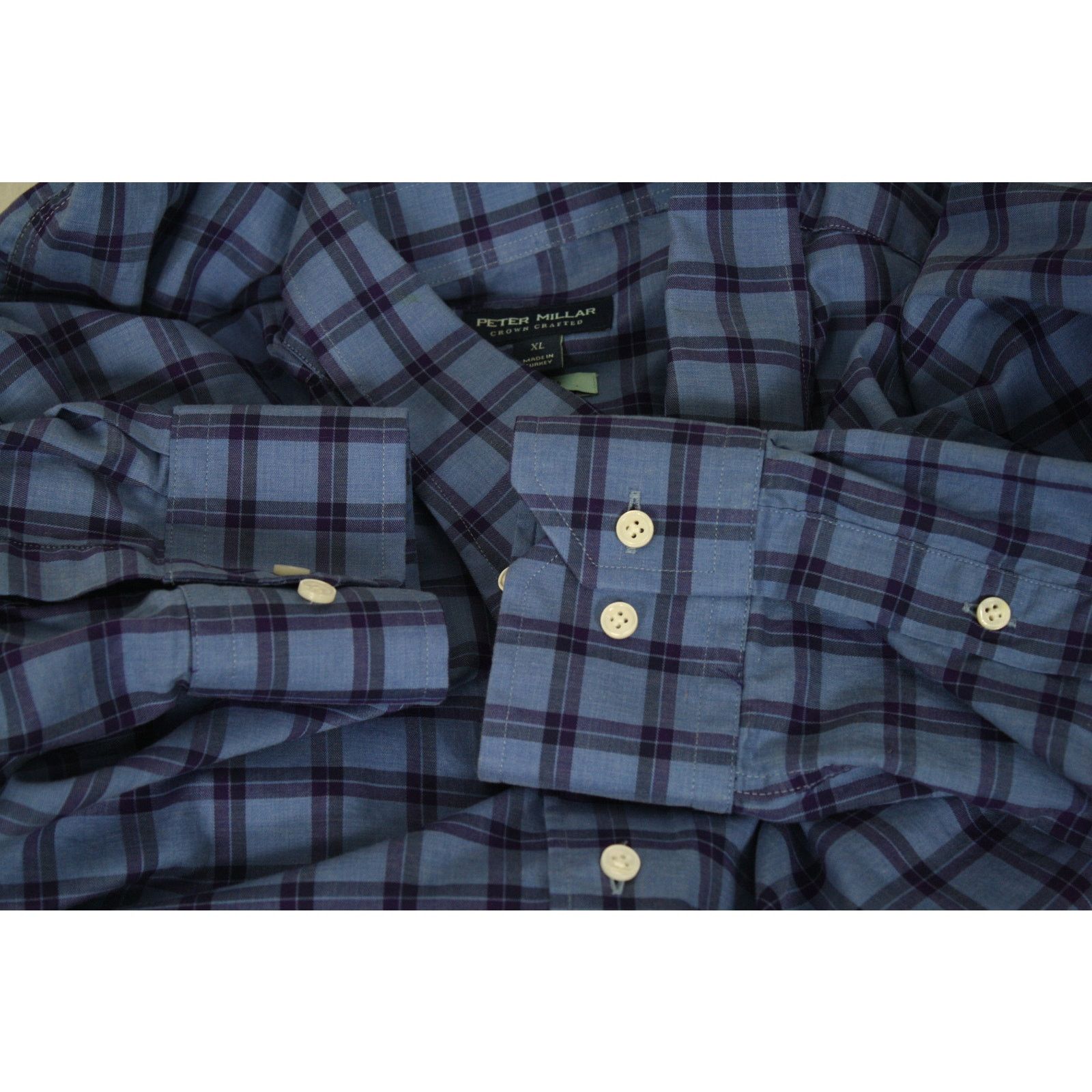 Peter Millar Peter Millar Crown Crafted Flex Finish Plaid Shirt Mens XL Size US XL / EU 56 / 4 - 4 Thumbnail