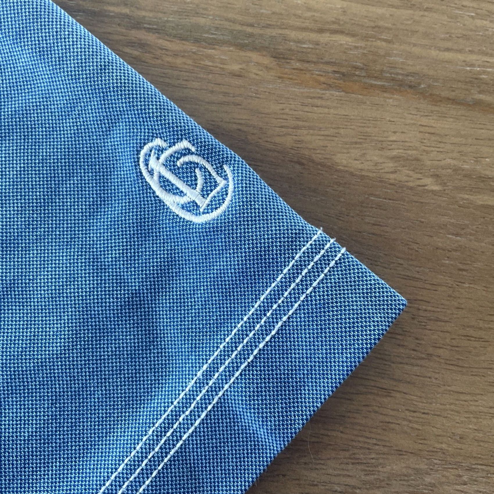 TravisMathew Travis Mathew Polo Shirt Mens XL Blue Pima Cotton Performance Casual Golf Outdoor Preppy Logo Button Knit Short Sleeve Size US XL / EU 56 / 4 - 4 Thumbnail