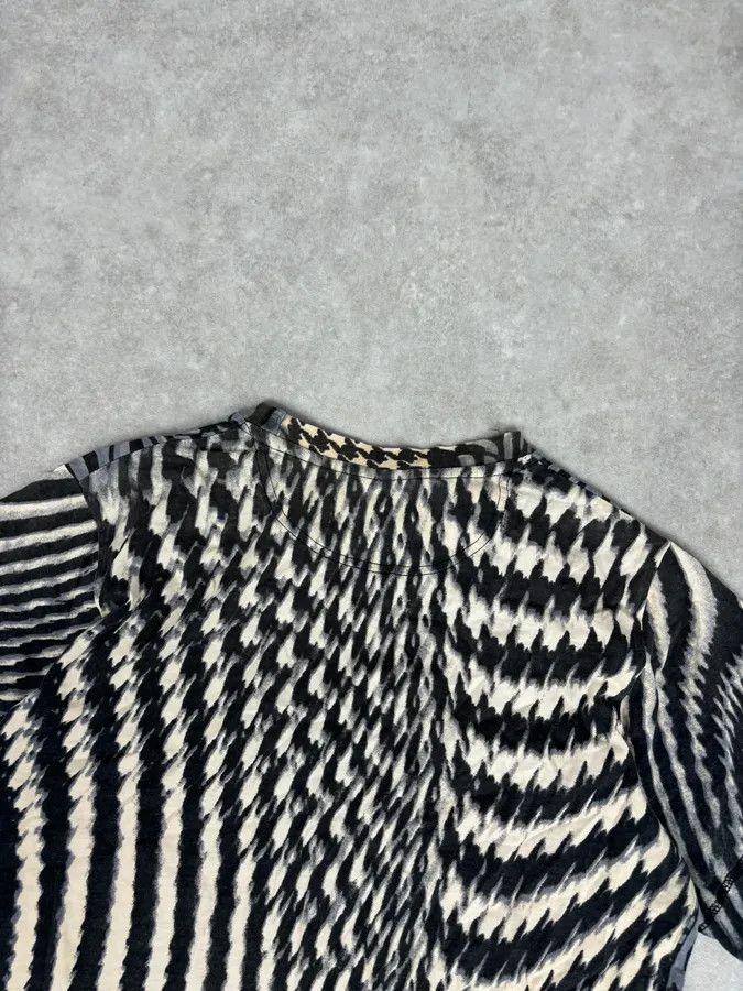 Just Cavalli SS2001 Cavalli Psycho Multi-Patterned T-Shirt Size US S / EU 44-46 / 1 - 6 Thumbnail