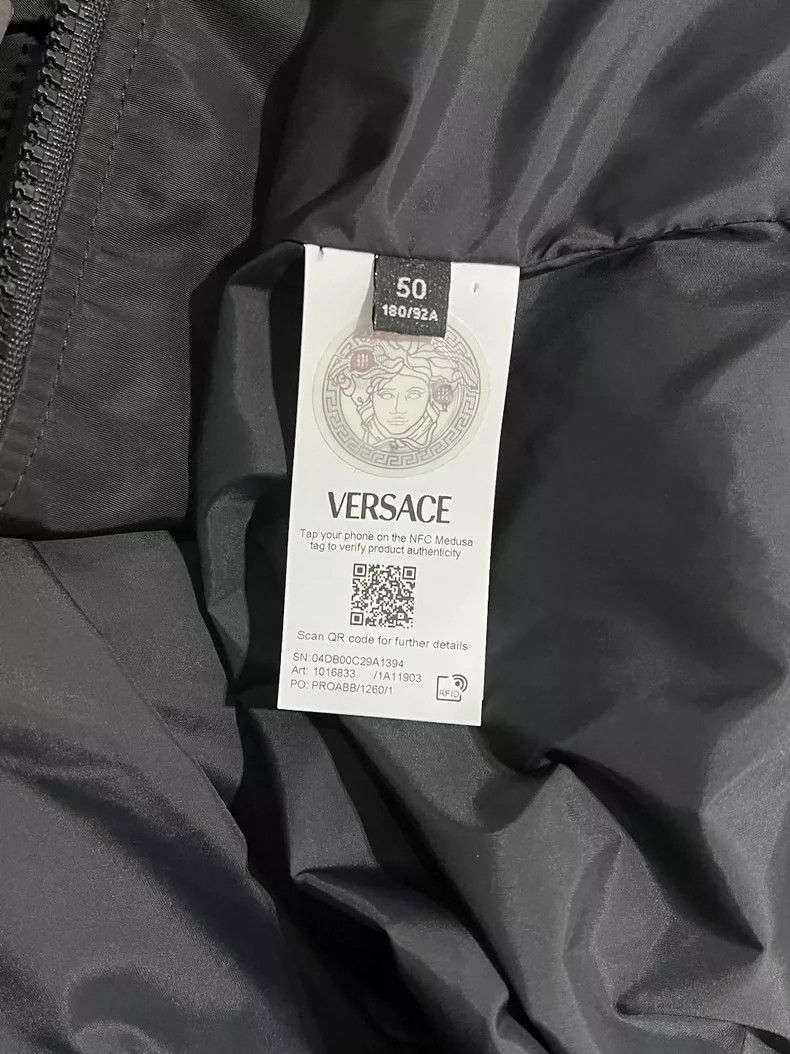 Versace Versace Leather logo lapel jacket Size S / US 4 / IT 40 - 7 Thumbnail