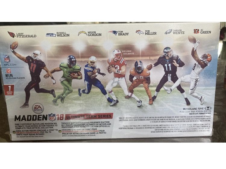 Other McFarlane Madden 18 Tom Brady Figure Lot Reg + Chase Size ONE SIZE - 9 Thumbnail