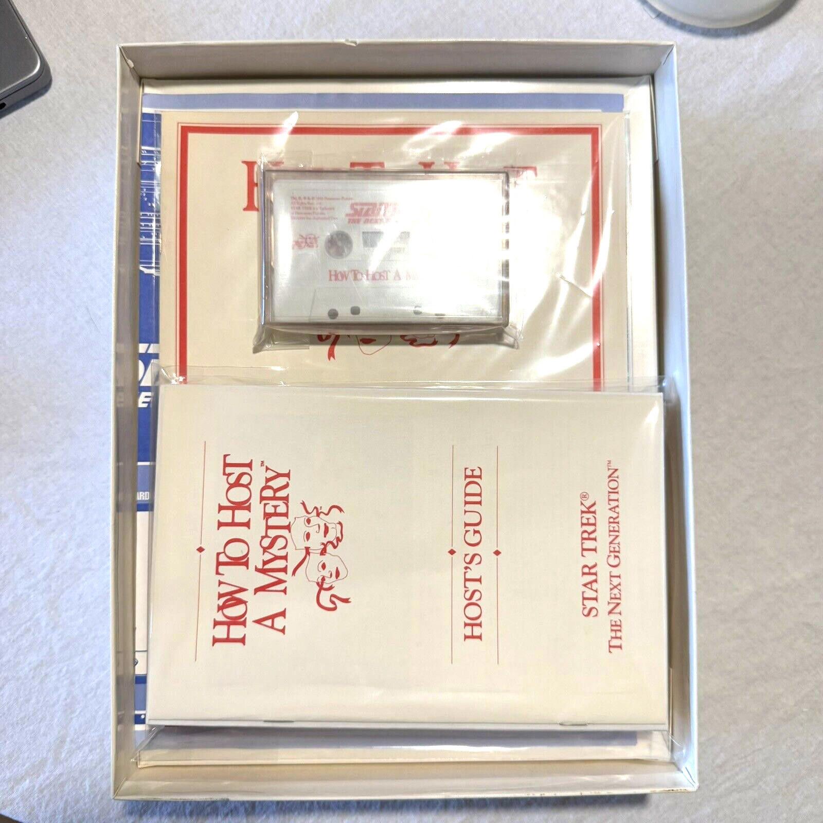 Designer VTG How to Host a Mystery: Star Trek Next Generation Game Size ONE SIZE - 1 Thumbnail