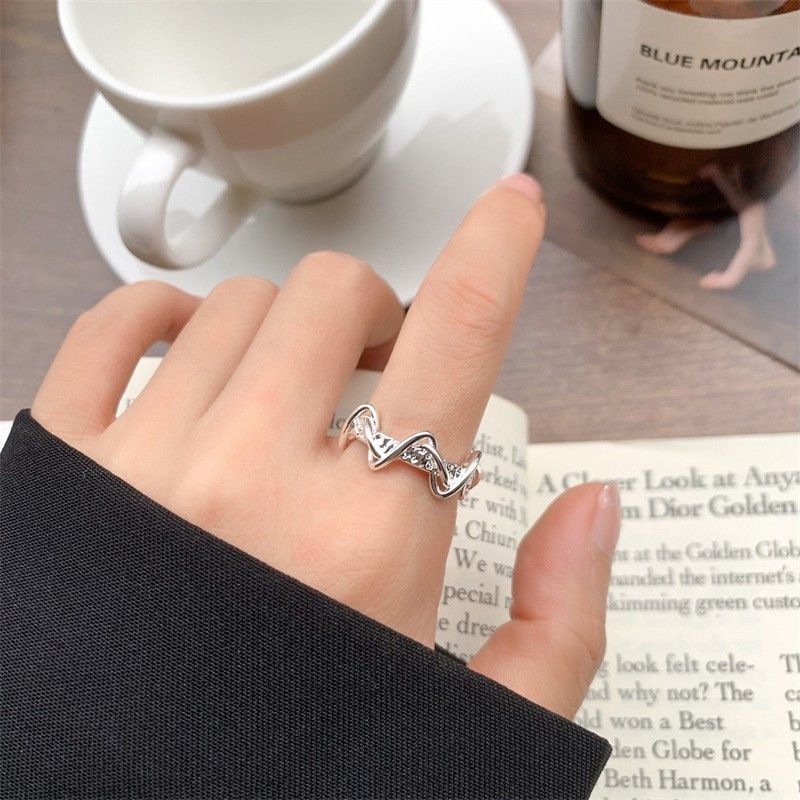 Jewelry Rare Jewelry Rings Open Size Chrome Ring (Size 7-13) Size ONE SIZE - 4 Thumbnail