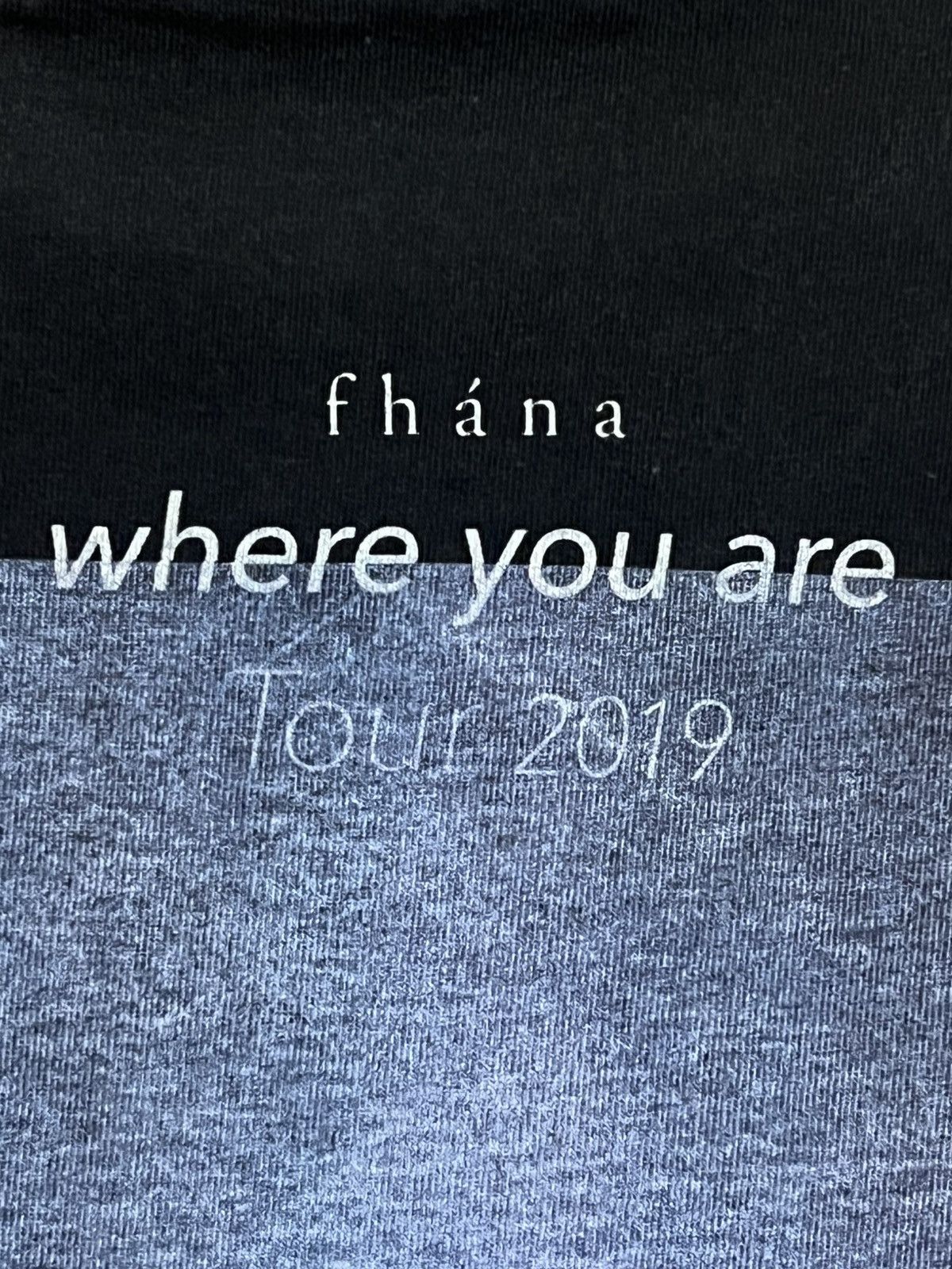 Band Tees Fhana Where You Are Tour 2019 Tee Black Japan “divine” L Size US L / EU 52-54 / 3 - 13 Thumbnail
