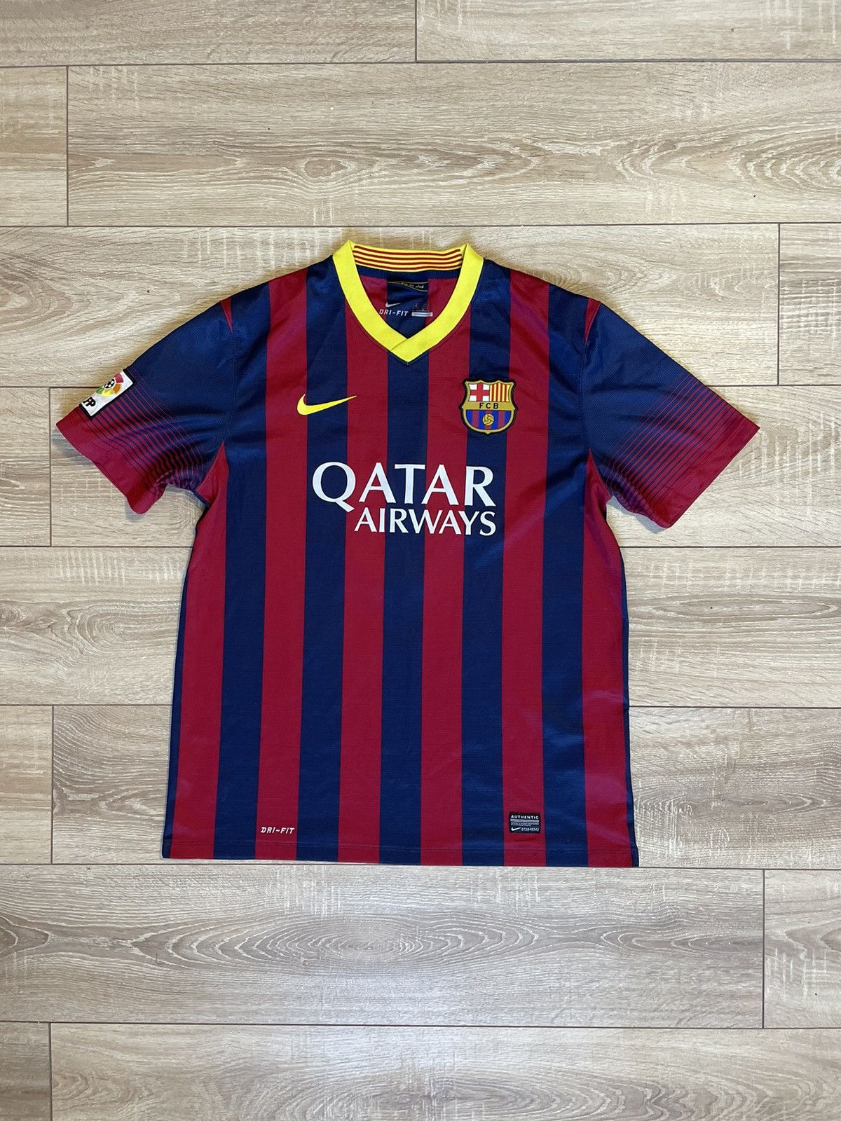 Nike × Vintage XAVI BARCELONA 2013 2014 HOME FOOTBALL SHIRT JERSEY NIKE Size US L / EU 52-54 / 3 - 2 Thumbnail