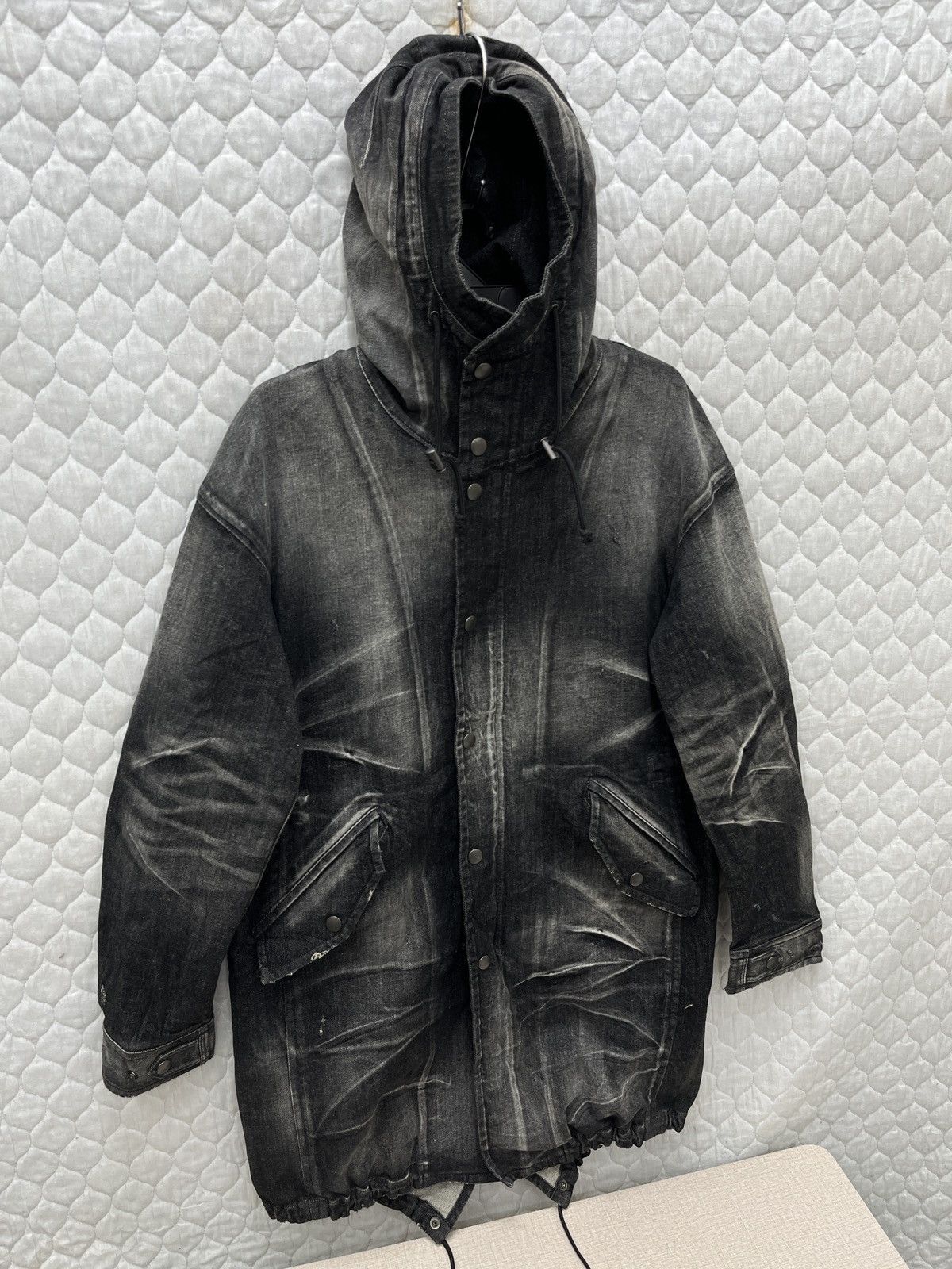 Le Grande Bleu (L.G.B.) 🔥🔥🔥ARCHIVE SEMANTIC DESING GHOST DENIM PARKA Size US M / EU 48-50 / 2 - 2 Thumbnail