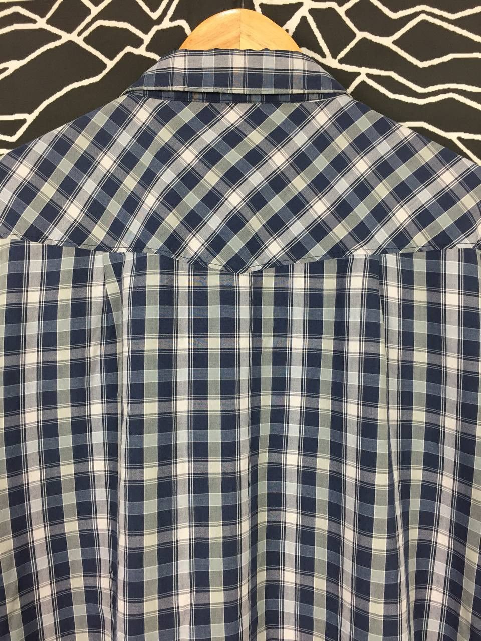 Split SPLIT Skateboards Pearl Snap Button Western Plaid Shirt Size US XL / EU 56 / 4 - 8 Thumbnail