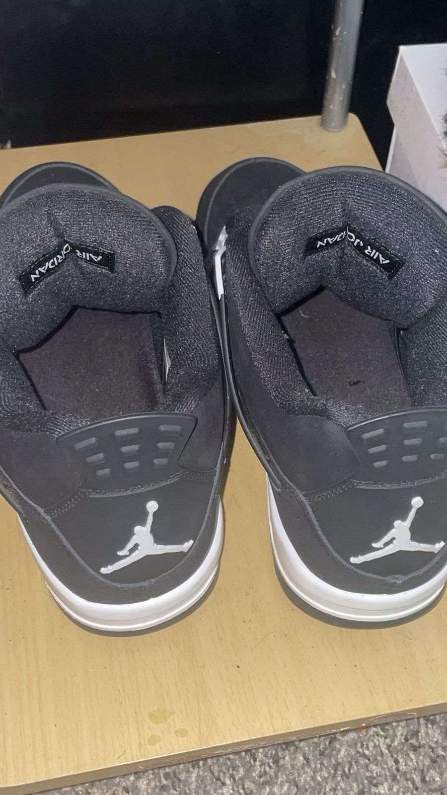 White thunders Jordan 4s