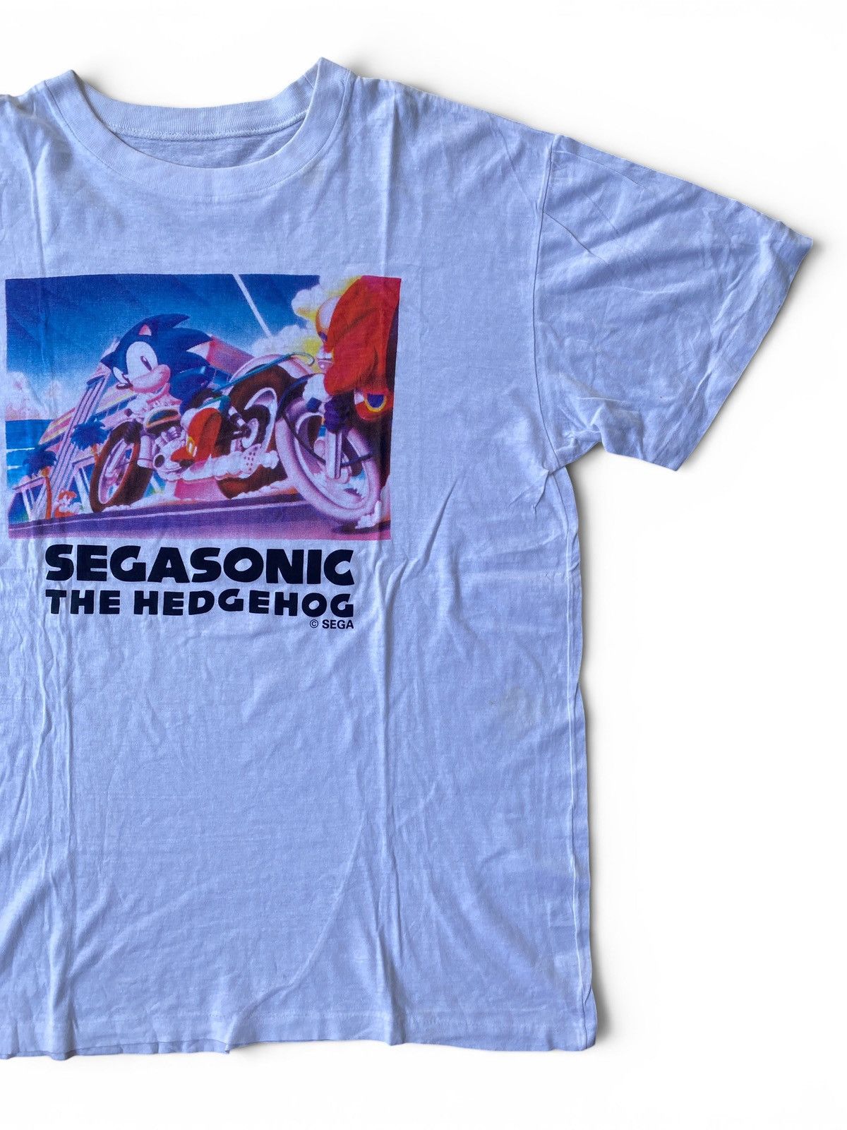 Anime Vintage 90’s Segasonic Game Japan Promo Sonic The Hedgehog Size US L / EU 52-54 / 3 - 3 Thumbnail