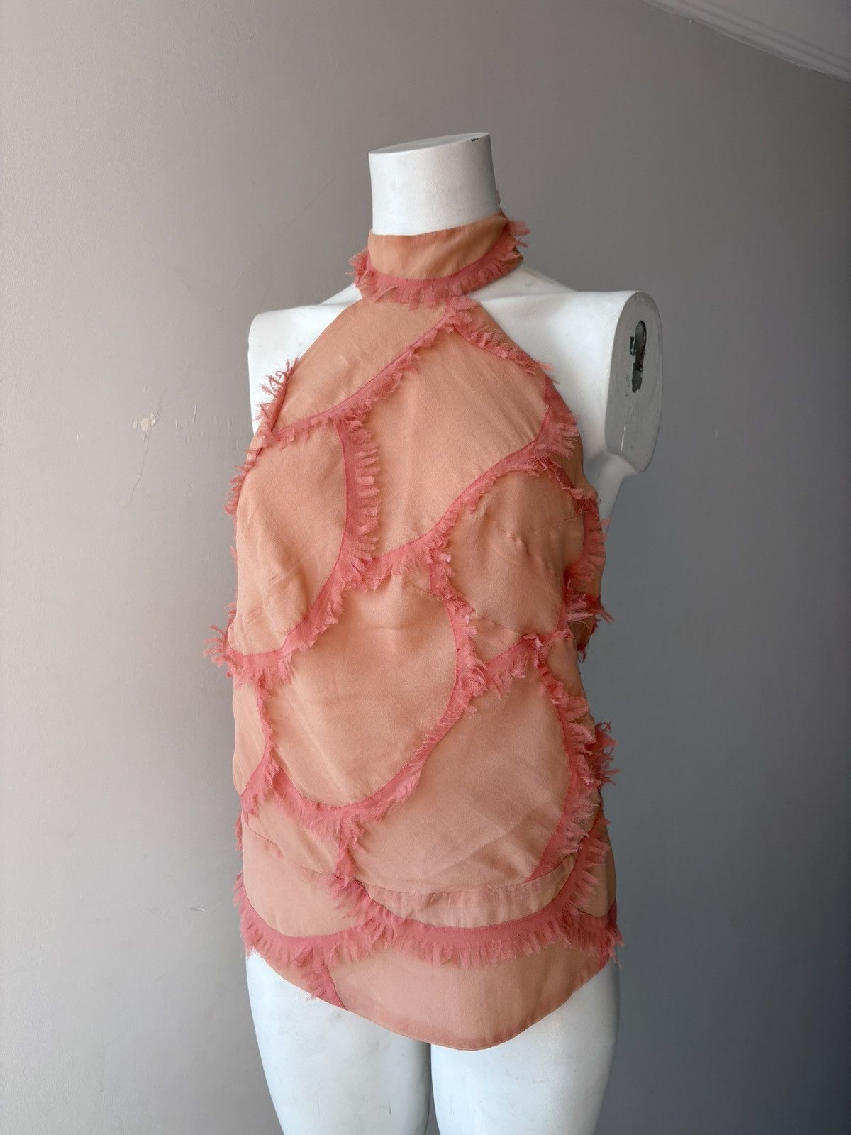 Vintage Silk blouse Size S / US 4 / IT 40 - 7 Thumbnail
