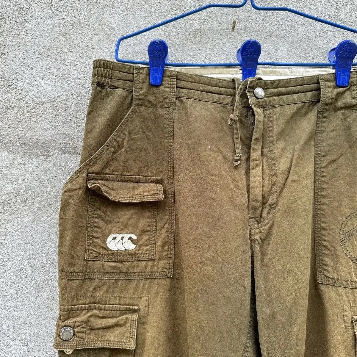 Canterbury of New Zealand 🔥 FYE 🔥 CANTERBURRY OF N.Z VINTAGE EMBROIDERY CARGO PANTS Size US 33 - 3 Thumbnail