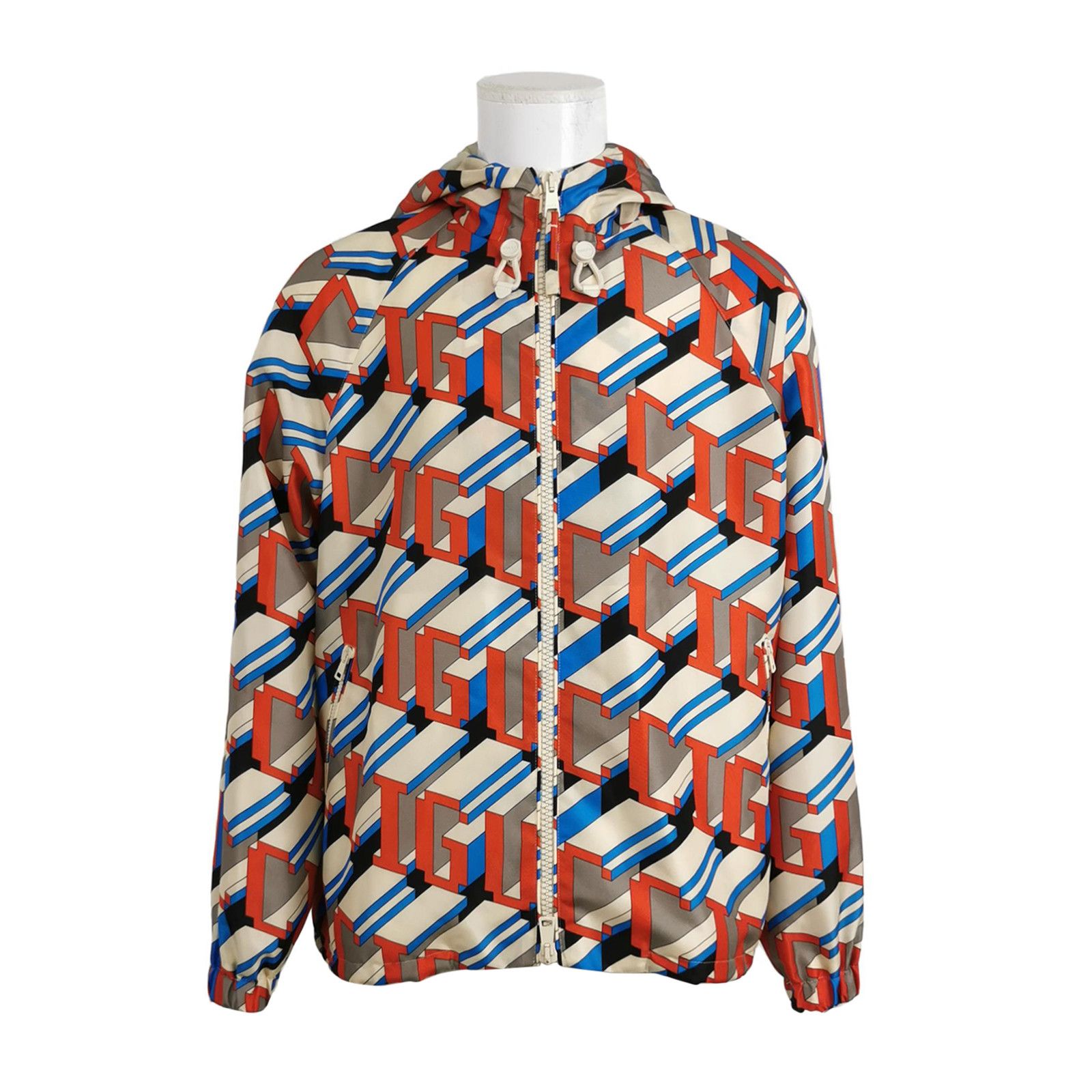Gucci Gucci Geometric Logo Zip Jacket Size US S Size US S / EU 44-46 / 1 - 1 Thumbnail