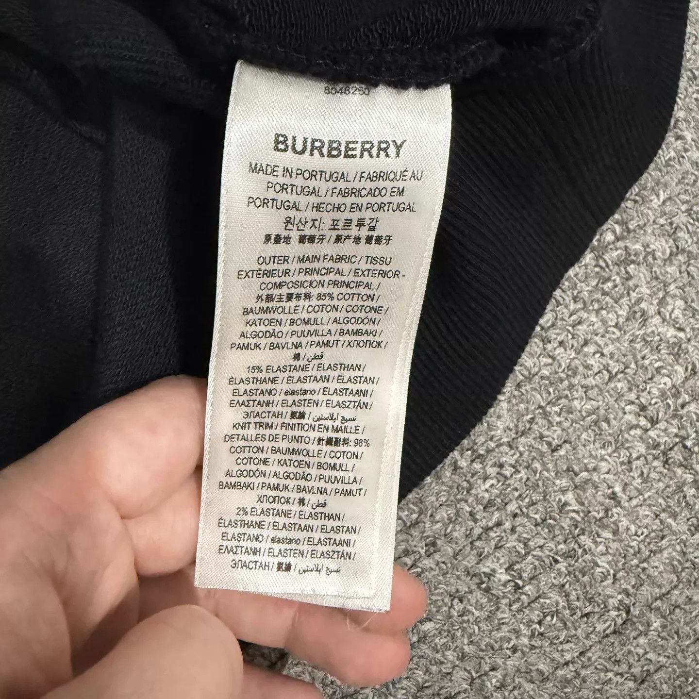 Burberry Burberry Black Chest Logo Zip Jacket L 99 New Size US L / EU 52-54 / 3 - 4 Thumbnail