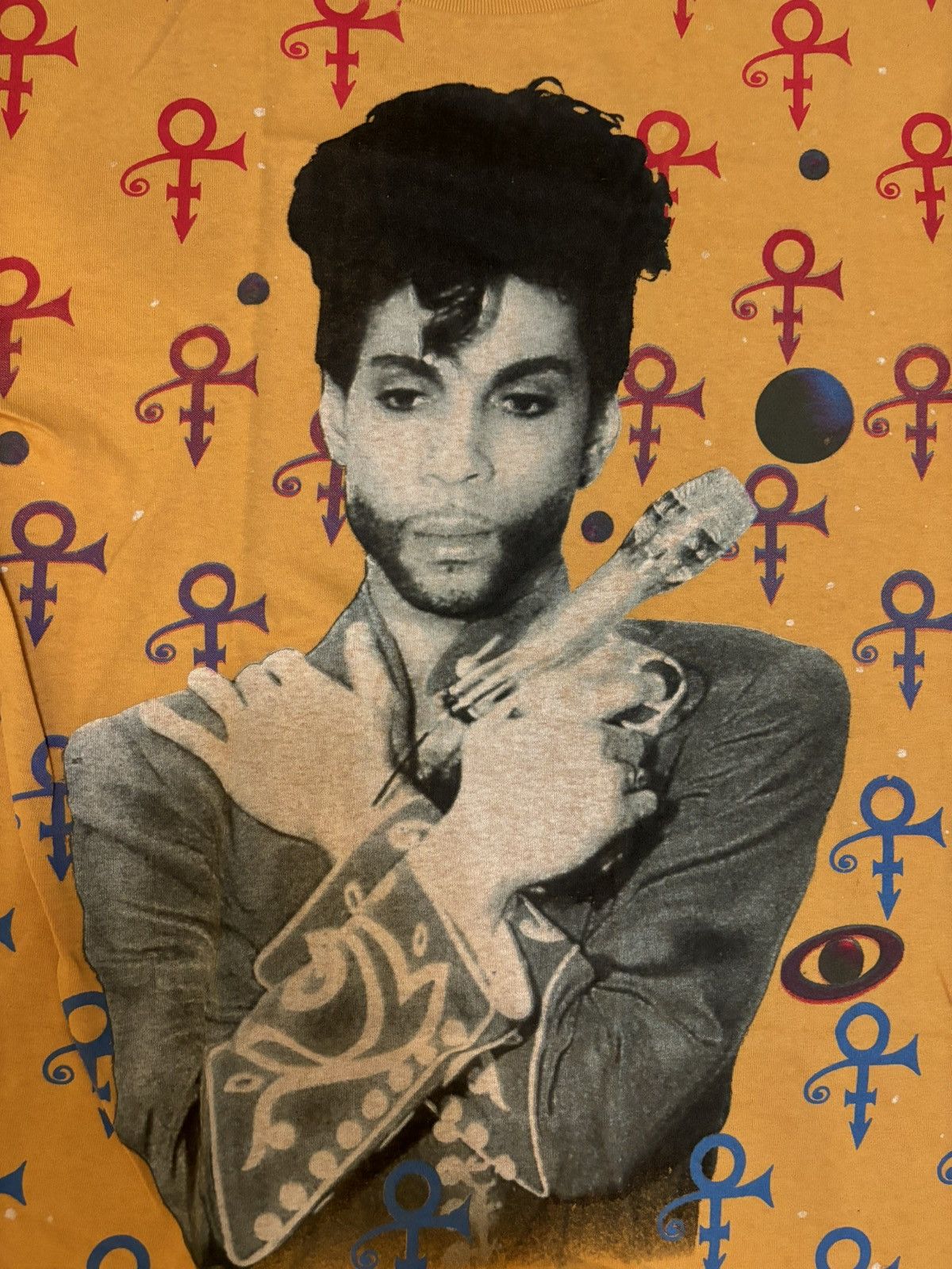 Band Tees Rare Vintage 90s Prince Paisley Park All Over Print T Shirt Size US XL / EU 56 / 4 - 9 Thumbnail