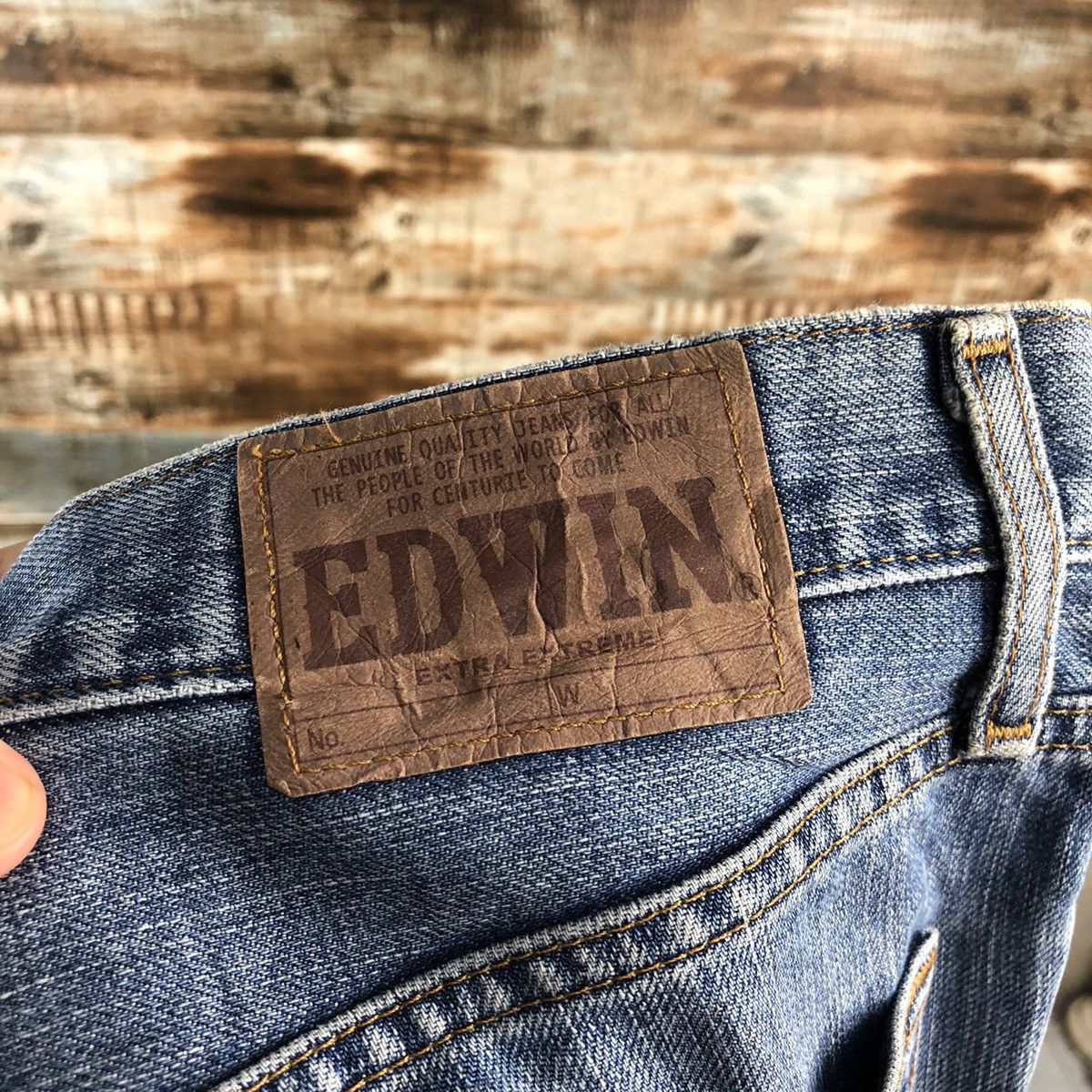 Edwin DL Edwin Japan vintage Blue Denim Pants #C186 Size US 33 - 18 Thumbnail