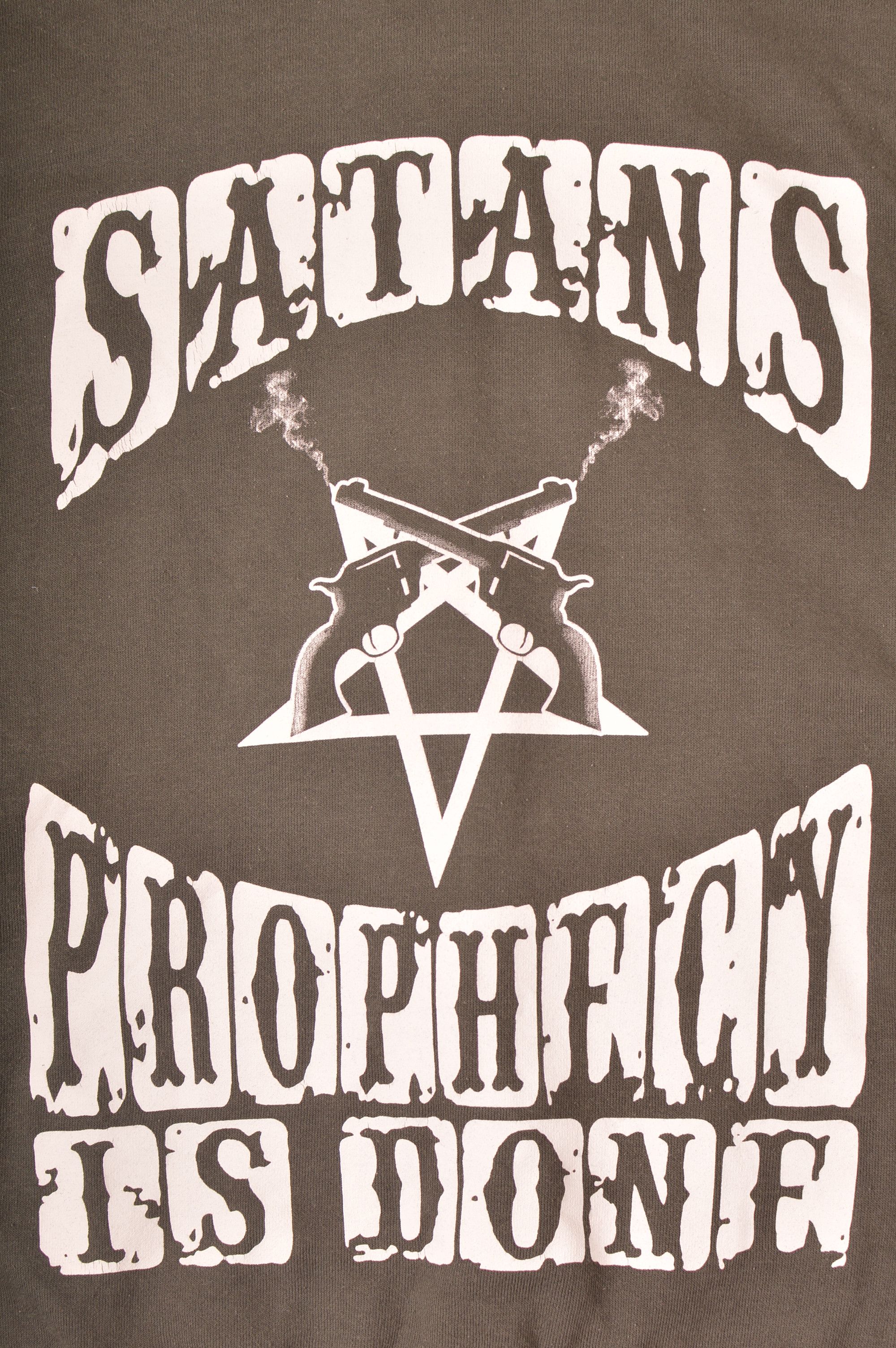 Band Tees × Fruit Of The Loom × Vintage Fruit of the Loom Proll Guns Satans Prophecy Is Done Hoodie Size US L / EU 52-54 / 3 - 2 Thumbnail