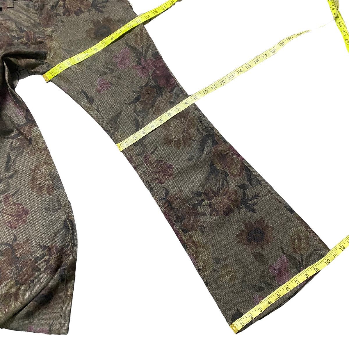 Tornado Mart Tornado Mart Floral Flare Jeans Size US 32 / EU 48 - 19 Thumbnail