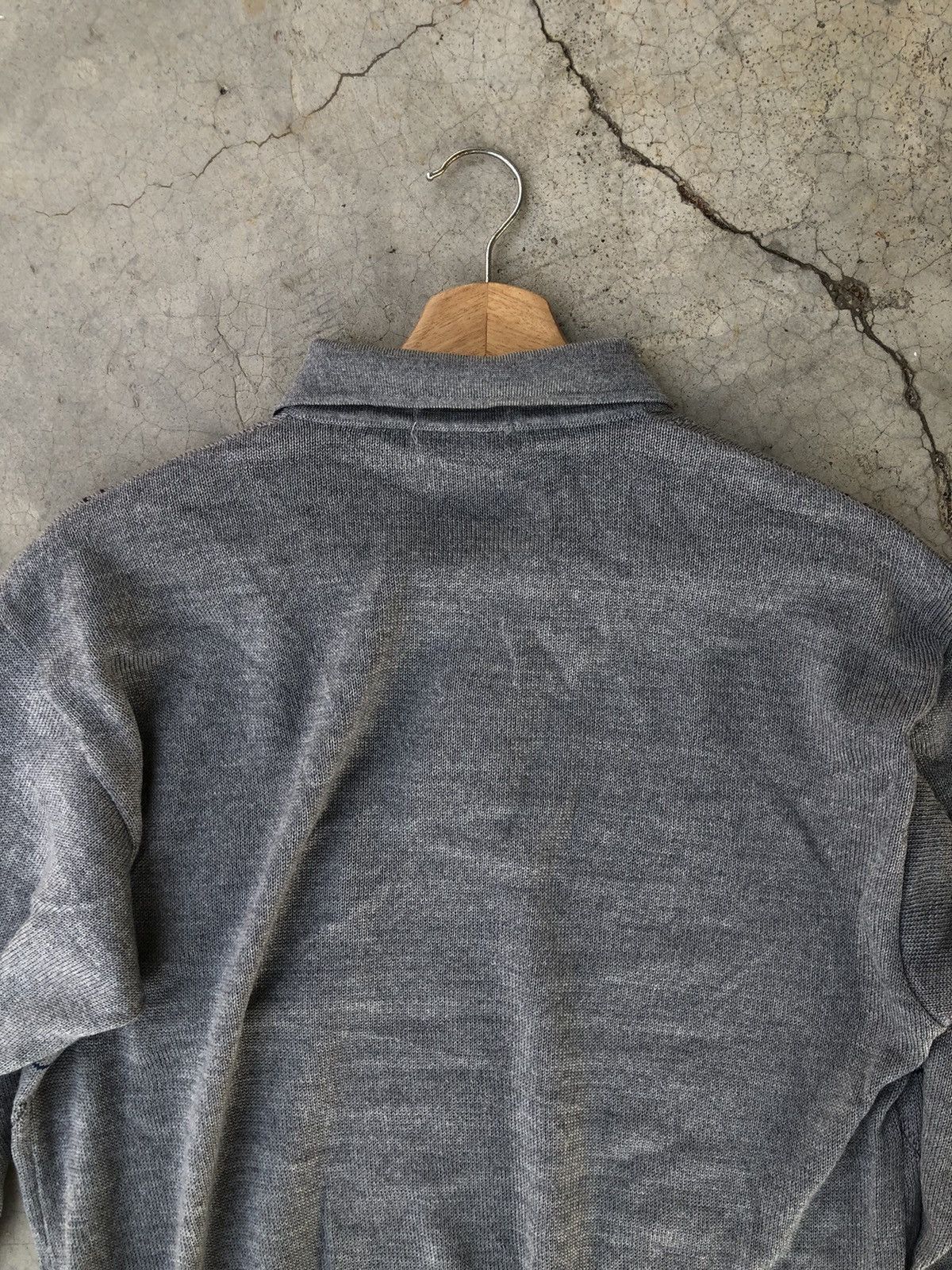 Aran Isles Knitwear × Homespun Knitwear Polo Pattern Knitsweater chackered Jumper With Pocket Size US M / EU 48-50 / 2 - 11 Thumbnail
