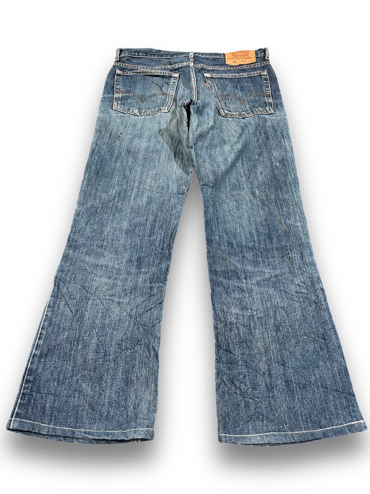 Levi's Vintage Levi’s 517 Flare Bootcut Denim Size US 31 - 2 Thumbnail
