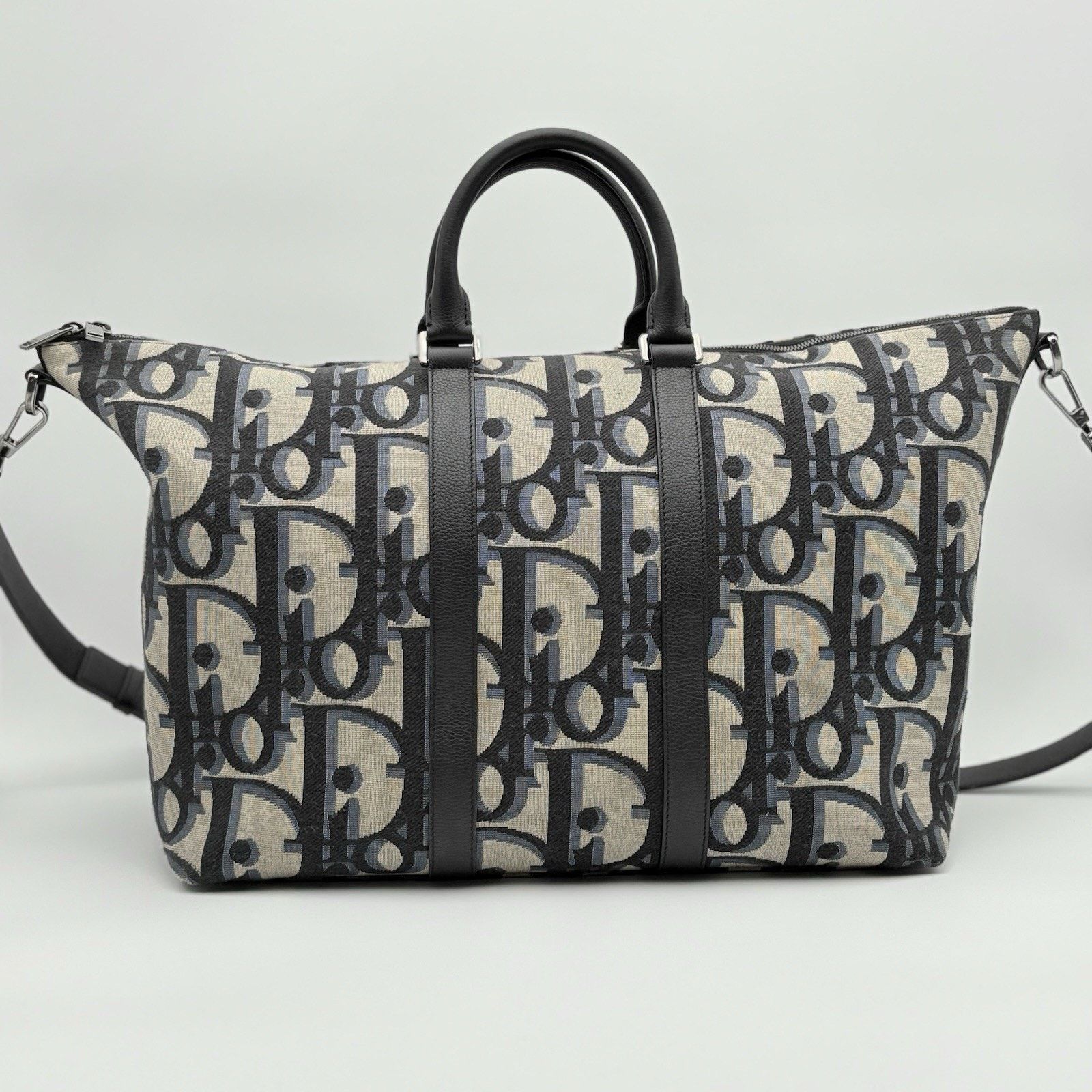 Dior Dior Oblique Jacquard Maxi Weekender 40 Bag | SUPER CLEAN! Size ONE SIZE - 4 Thumbnail
