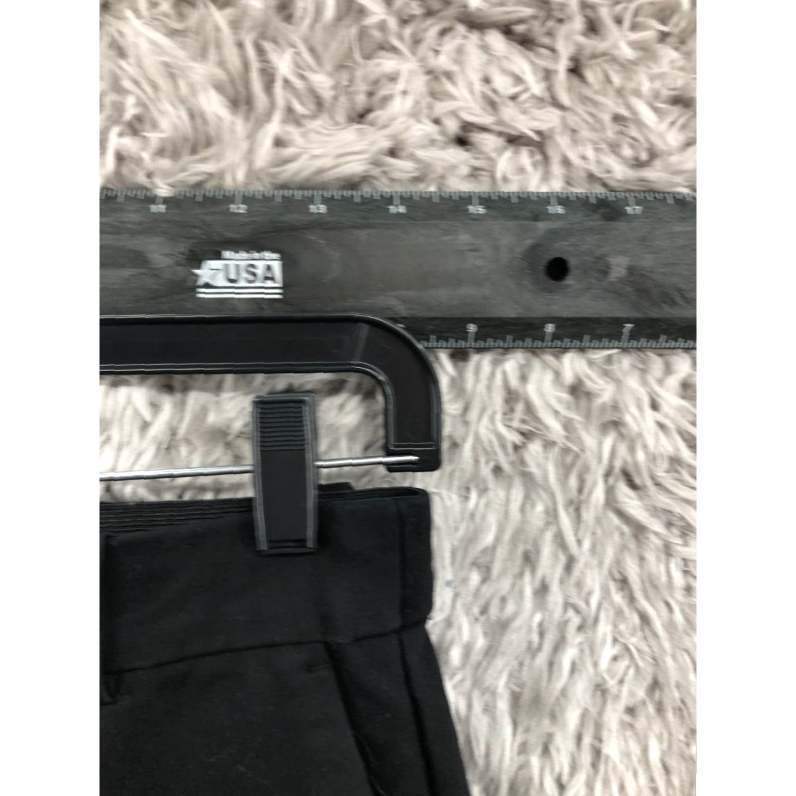 H&M H&M Black Chino Pants Womens 6 Mid Rise Stretch Hook & Eye Pants Size 28" / US 6 / IT 42 - 2 Thumbnail