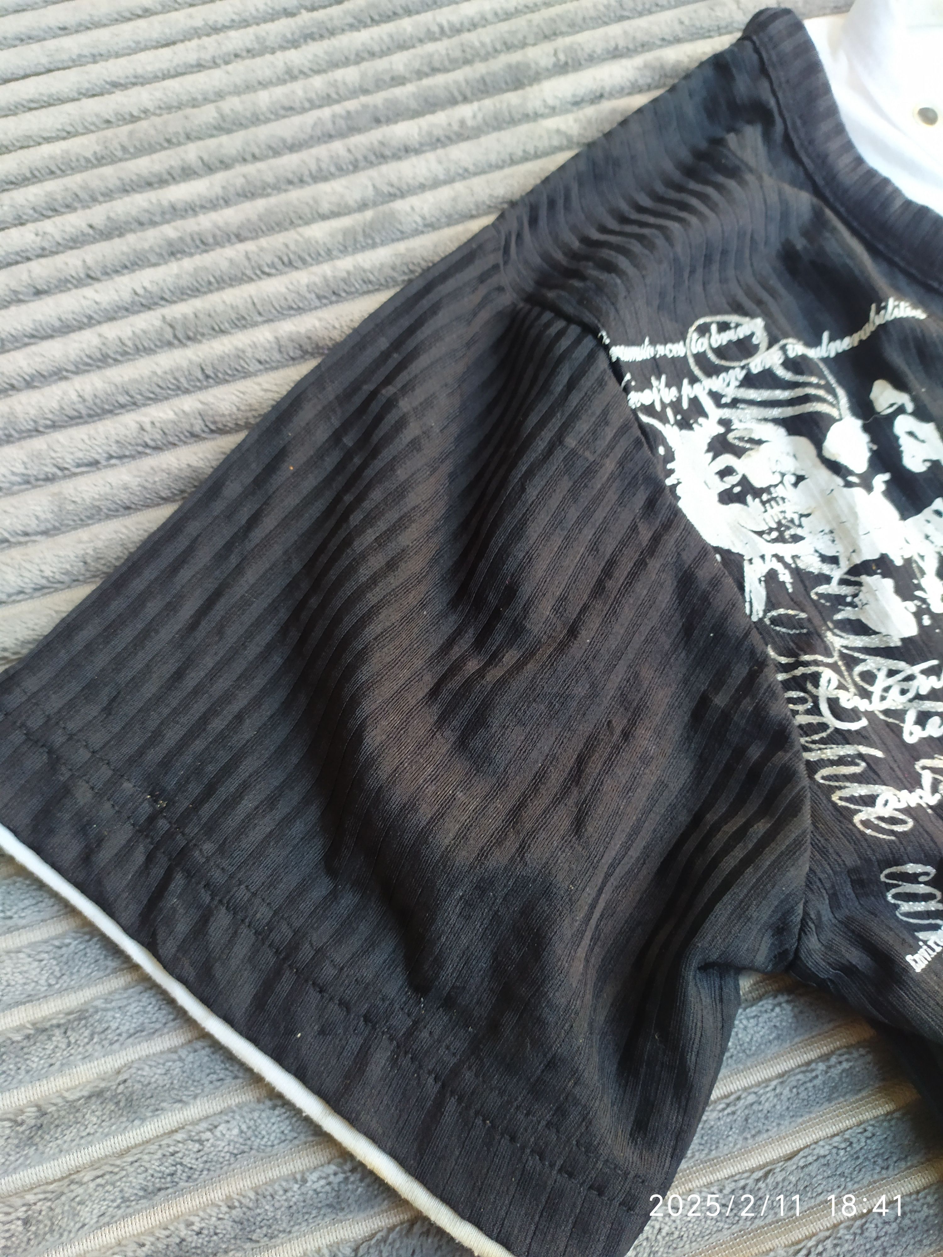 If Six Was Nine × Japanese Brand × KMRii Y2K Euroyal Double Layered Laces Poem Skull Shirt Size US L / EU 52-54 / 3 - 10 Thumbnail