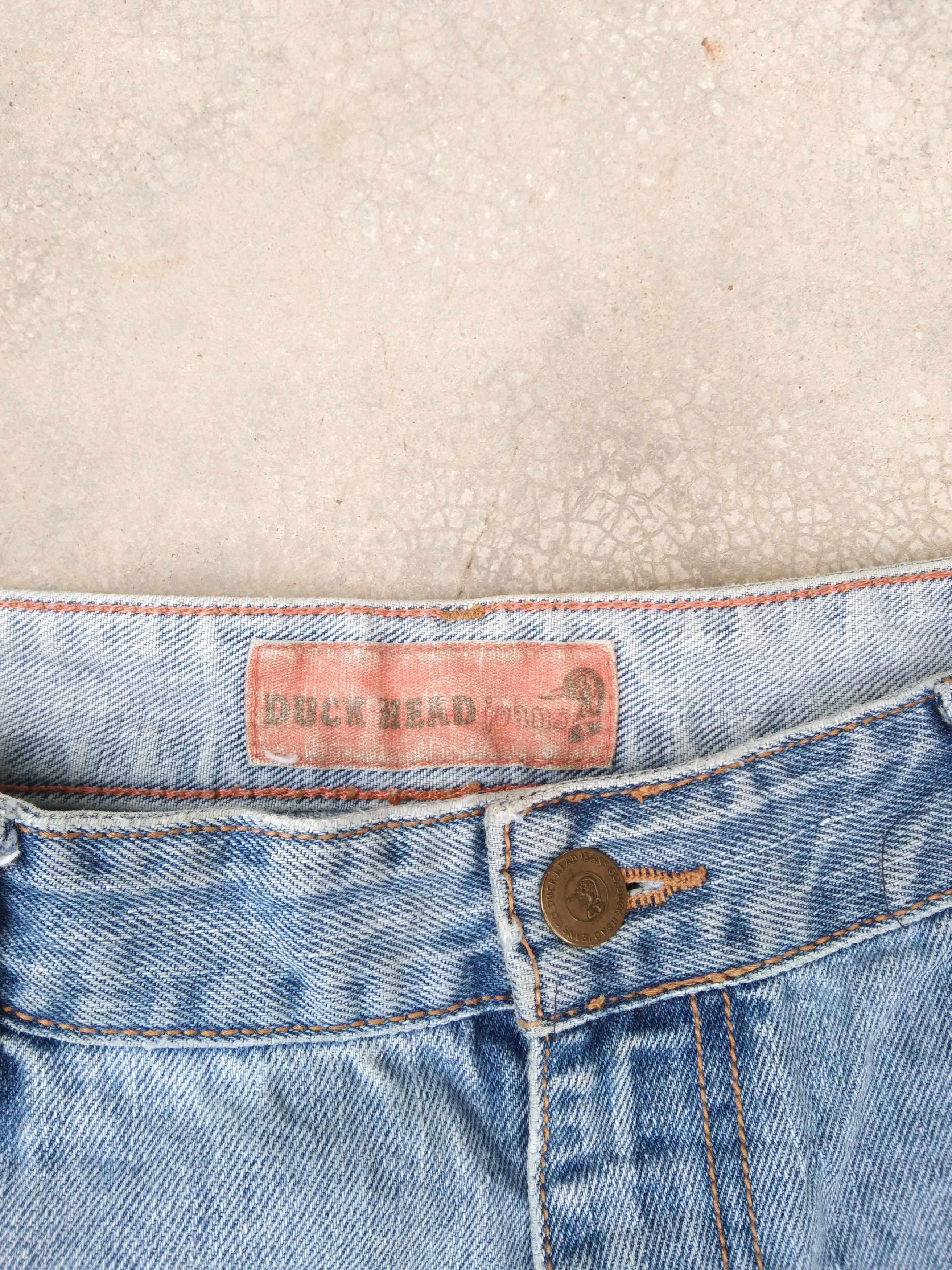 Japanese Brand × Vintage Vintage Distressed Duck Head Carpenter Jeans 30x29 Size US 30 / EU 46 - 6 Thumbnail
