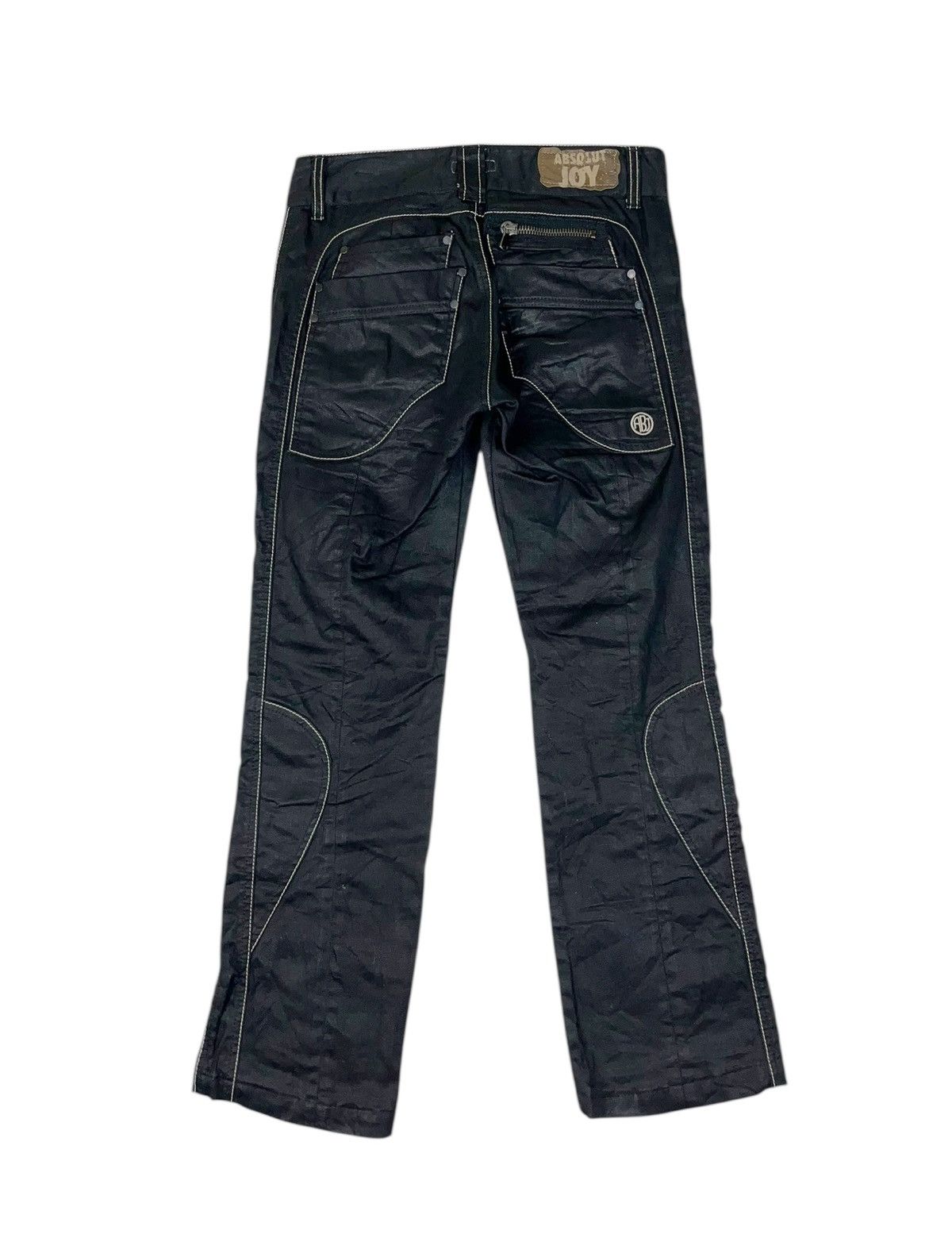 Absolut Joy × Japanese Brand Absolut Joy Wax Denim Jeans Made In Romania Size US 30 / EU 46 - 2 Thumbnail