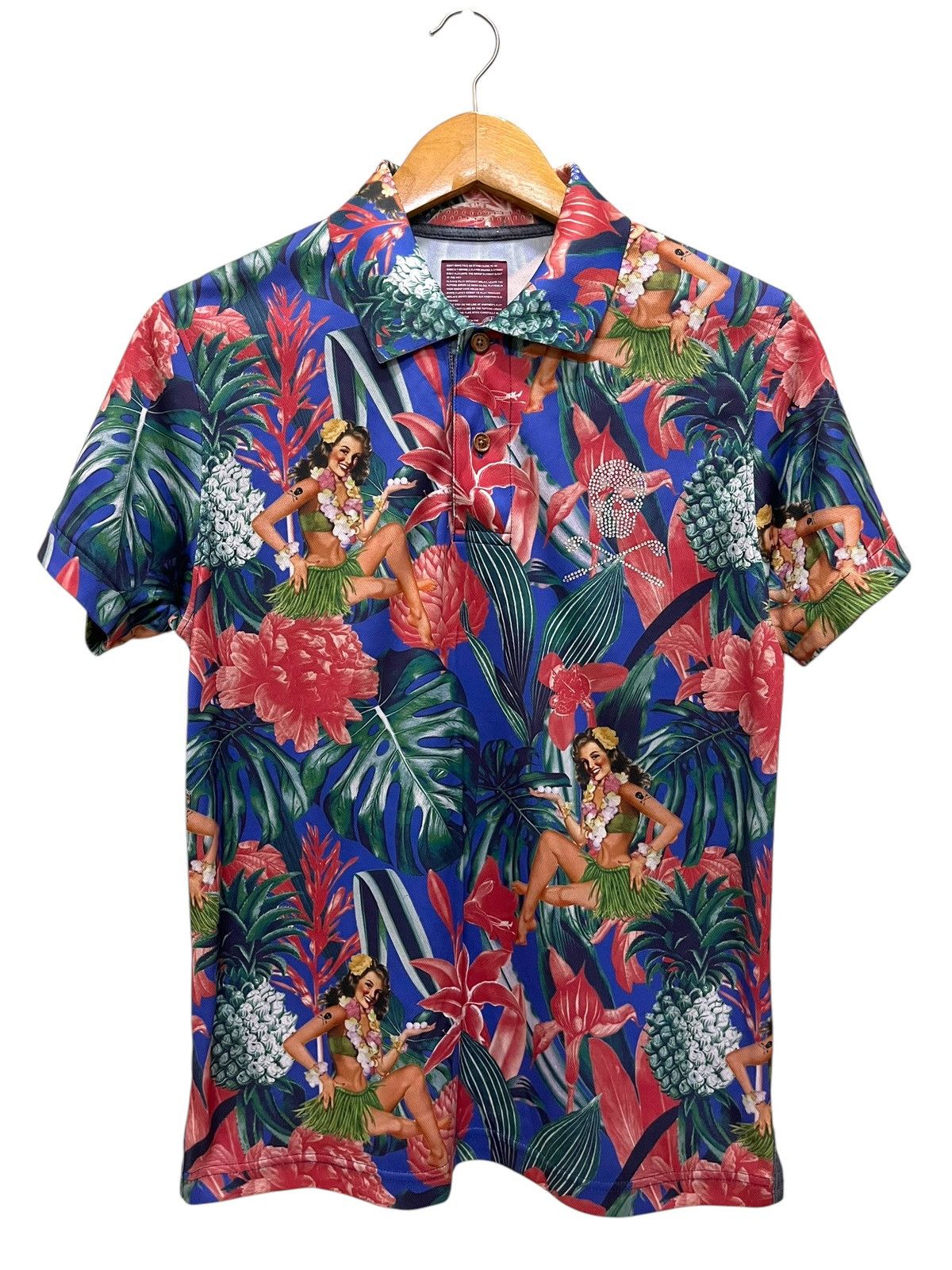 Japanese Brand Japanese Brand Mark & Lona Floral Design Polo Size US L / EU 52-54 / 3 - 6 Thumbnail