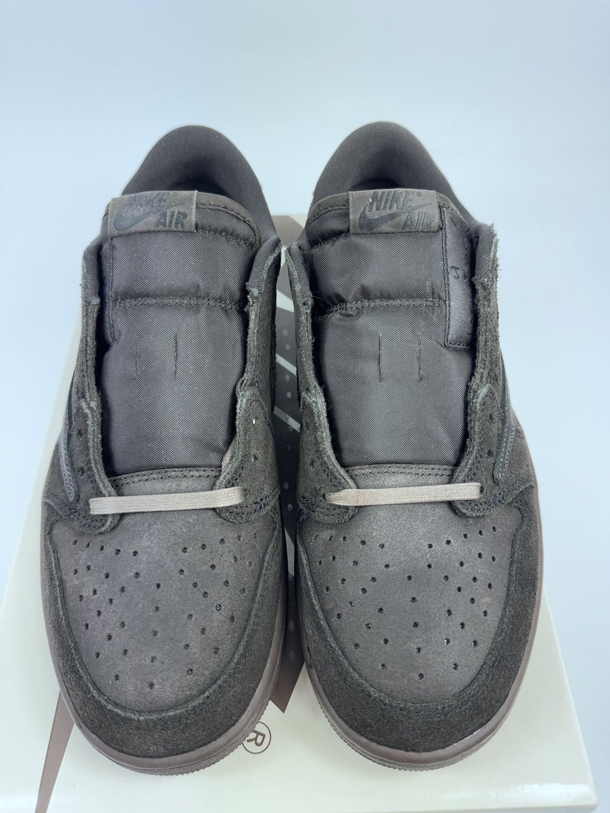Jordan Brand JORDAN 1 RETRO CACTUS JACK VELVET BROWN SNEAKERS Size US 14 / EU 47 - 3 Thumbnail