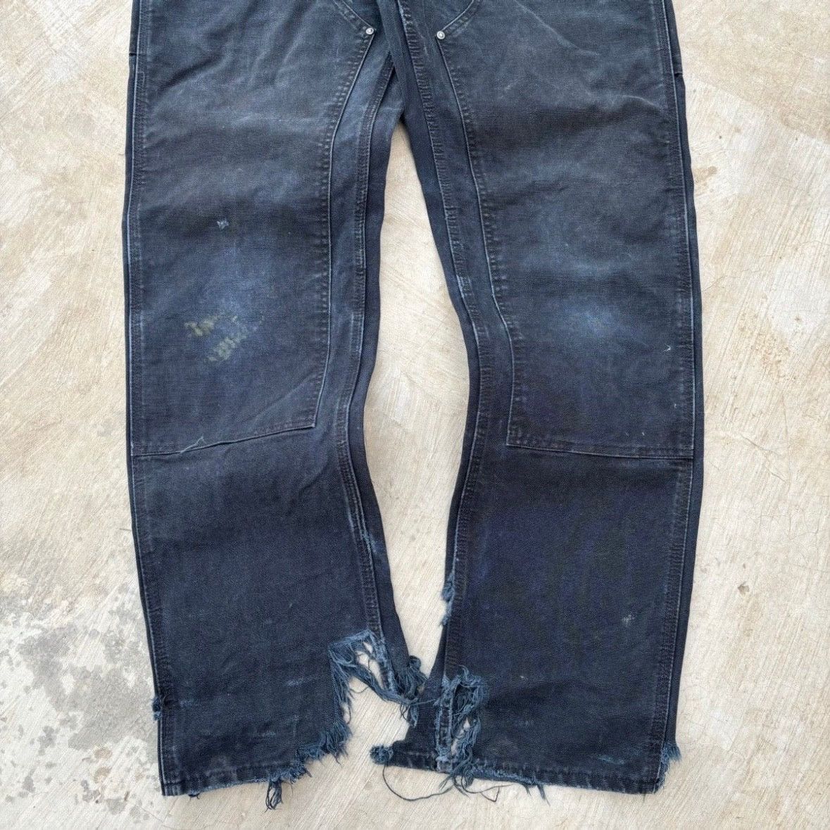 Carhartt Vintage 00s Thrashed Carhartt Double Knee Pant Size US 34 / EU 50 - 3 Thumbnail