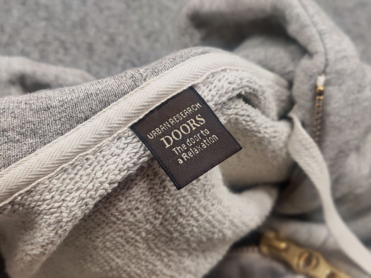 URBAN RESEARCH DOORS Urban Research Doors Vintage Japan Zip blank Gray Hoodie Size US S / EU 44-46 / 1 - 13 Thumbnail