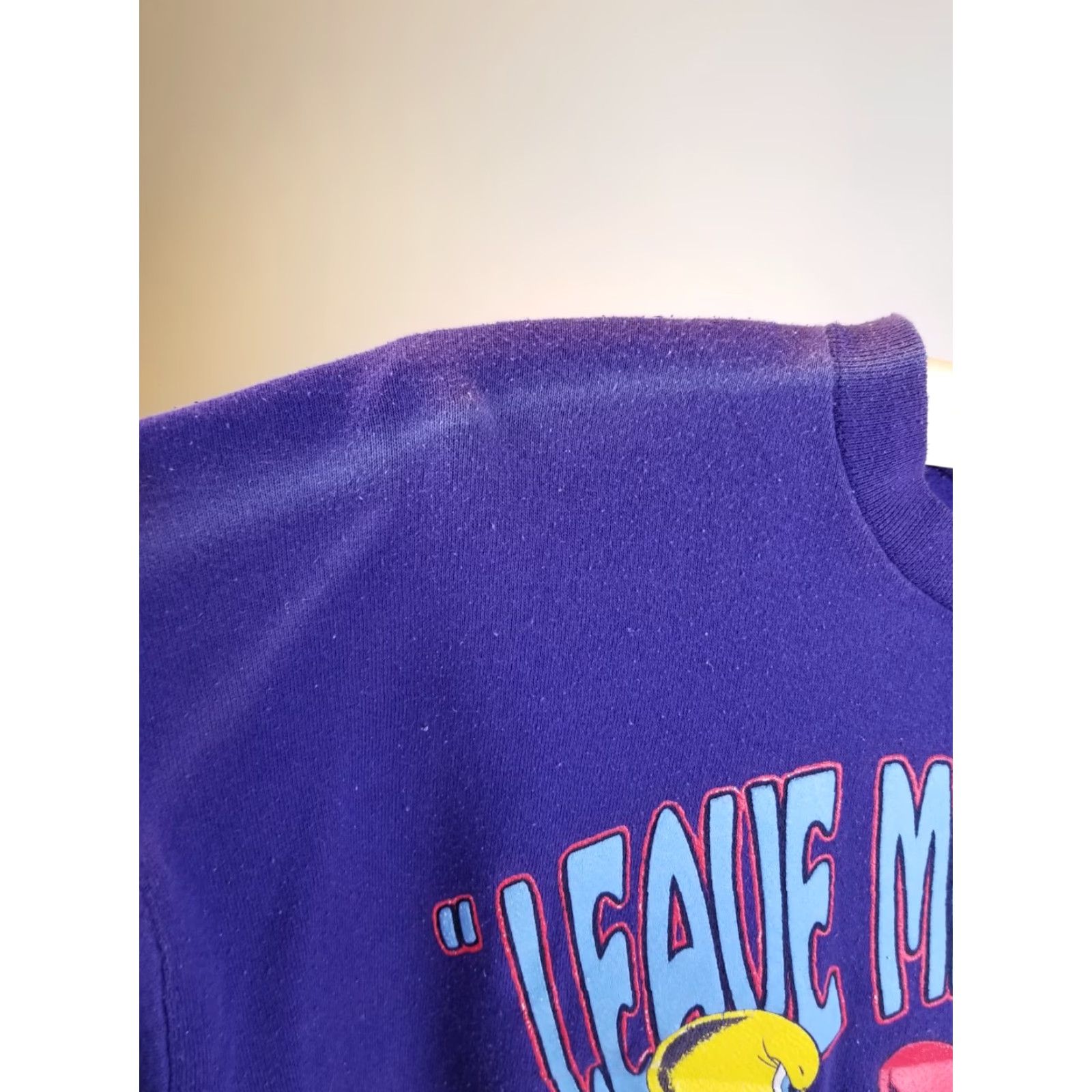 Vintage VINTAGE 90'S LOONEY TUNES TWEETY BIRD SYLVESTER CREWNECK SWEATSHIRT XLARGE XL CREWNECK BLUE MEN Sweatshirt Pullover Bird 90s Concert Theme Mens Size US XL / EU 56 / 4 - 5 Thumbnail
