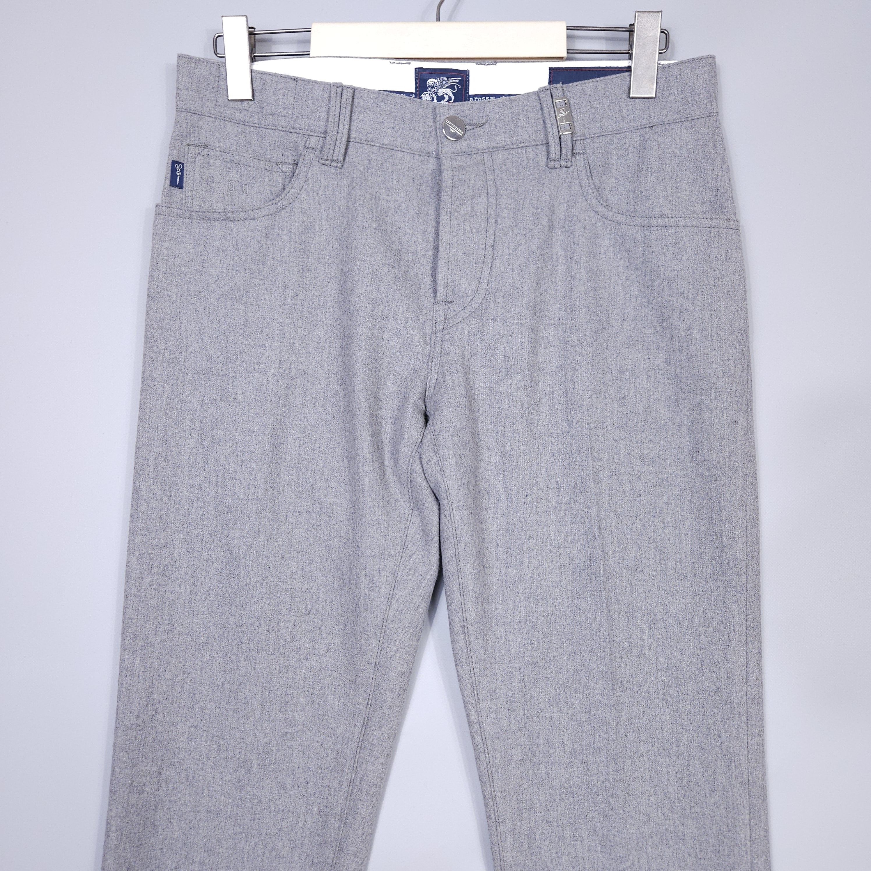 Other Sartoria Tramarossa Leonardo Wool Cashmere Pants Slim 32x34 Size US 32 / EU 48 - 2 Thumbnail