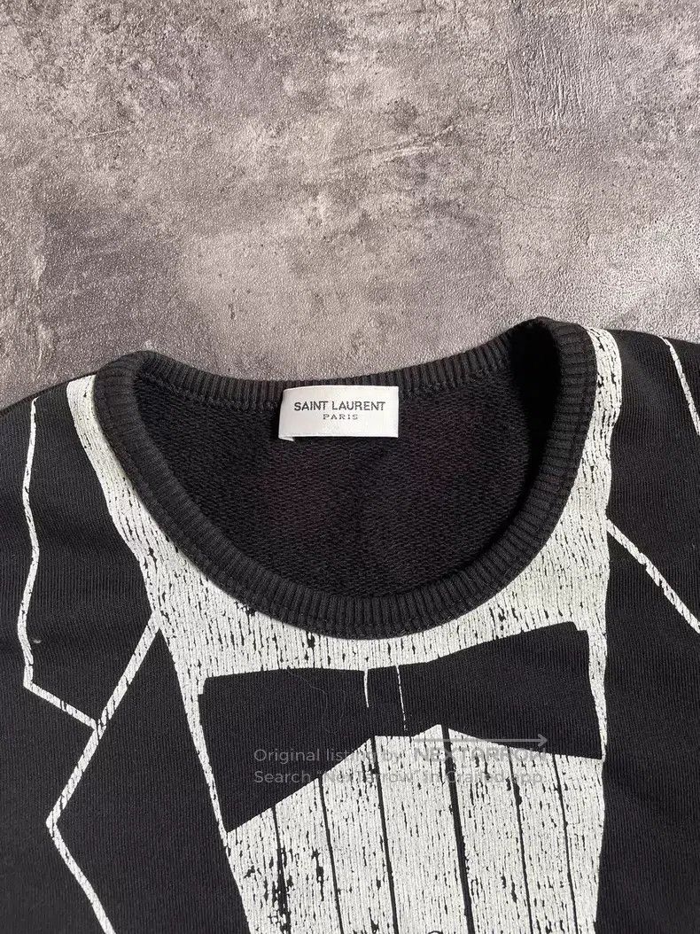 Saint Laurent Paris Saint Laurent Paris Bow Tie Frayed Edge Cut-off Vest Size US S / EU 44-46 / 1 - 3 Thumbnail