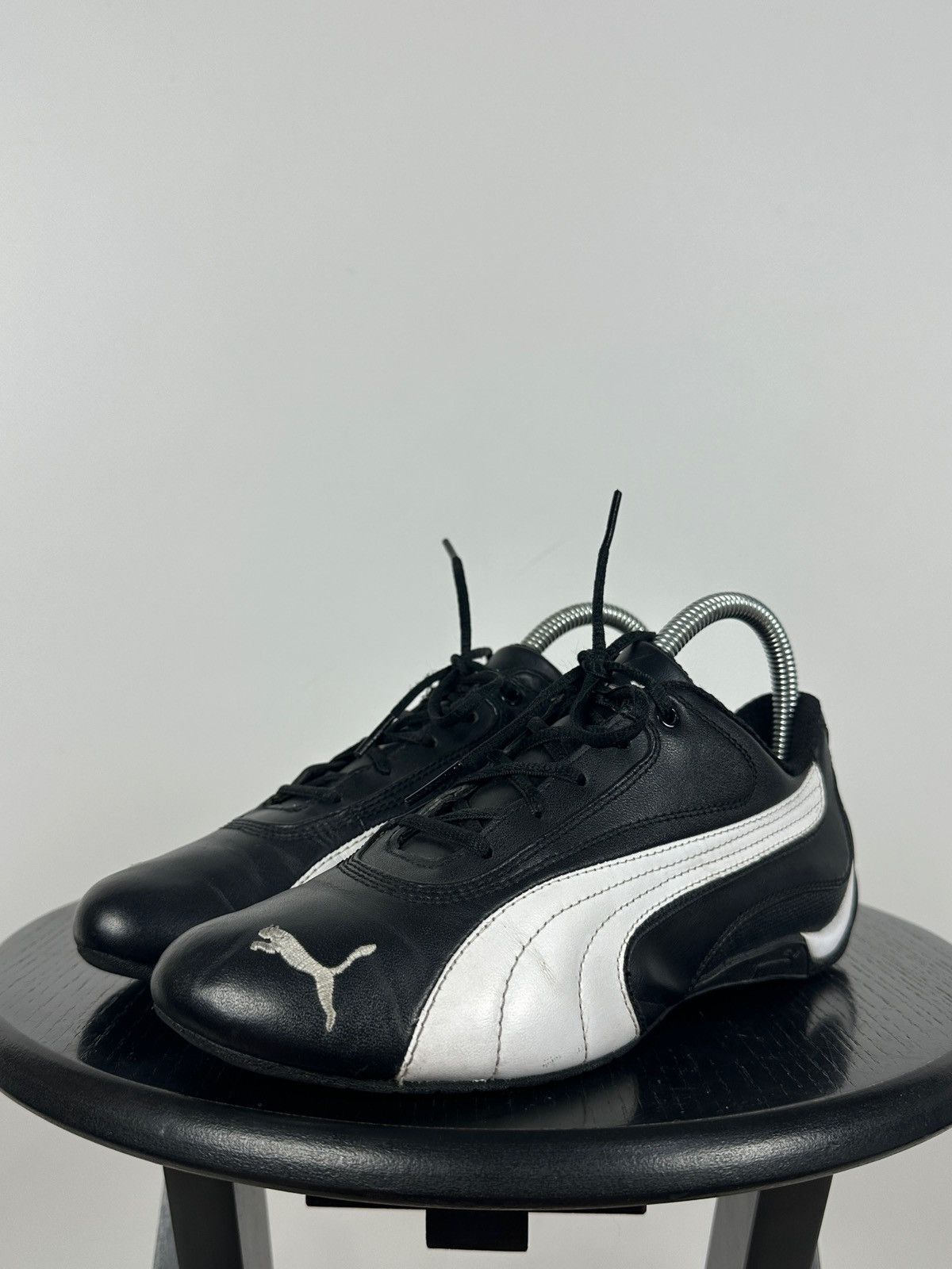 Puma Vintage Puma Speedcat Black/White Leather Y2K Sneakers Size US 5 / IT 35 - 9 Thumbnail