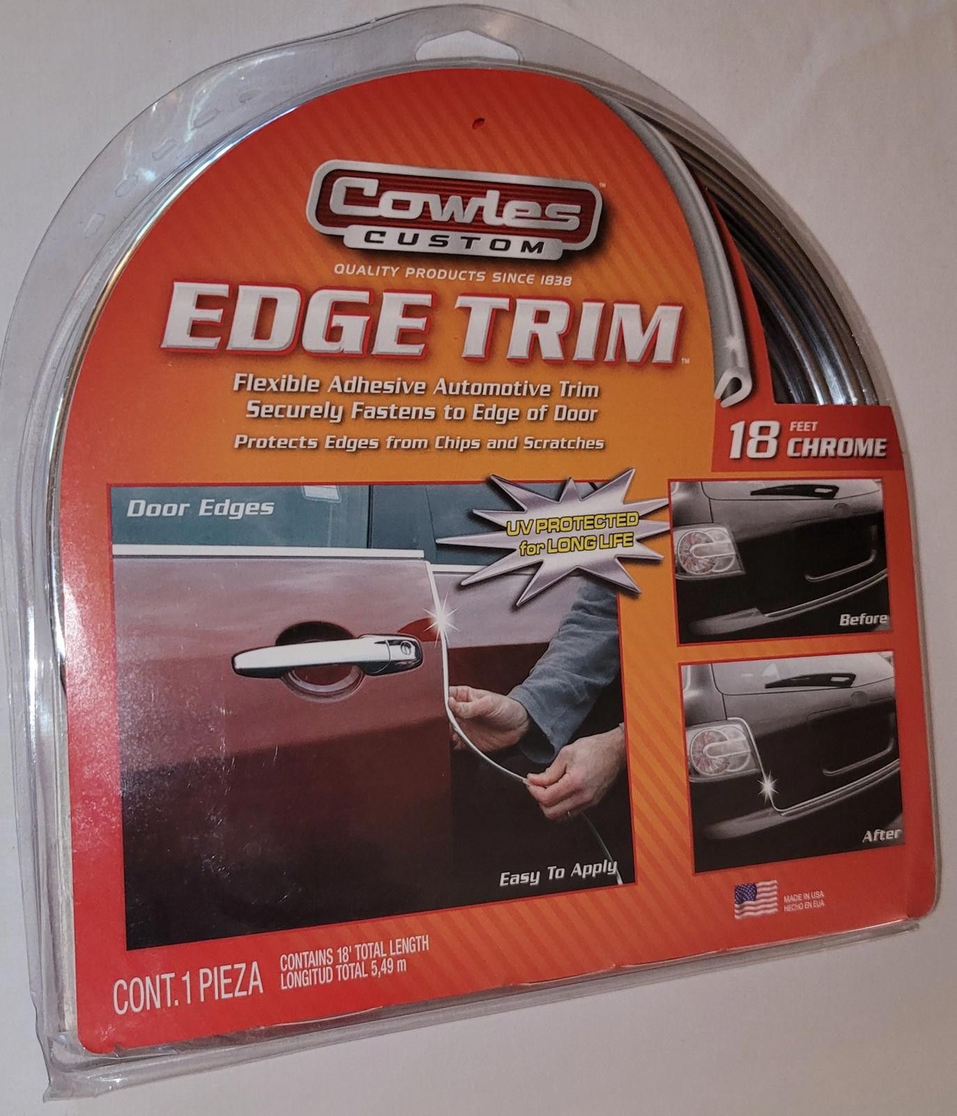 Designer Cowles custom chrome edge trim NEW in original package Size ONE SIZE - 1 Thumbnail
