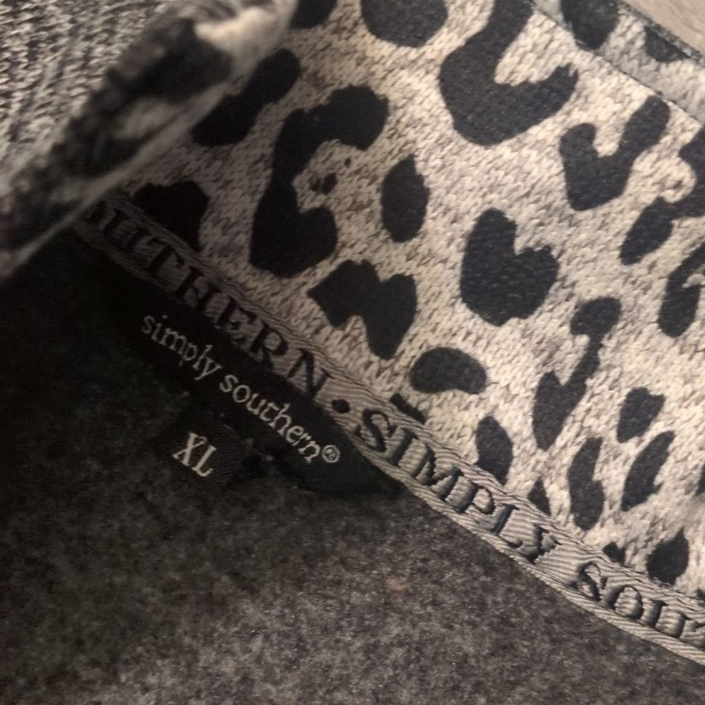 Other Simply Southern 1/4 Zip Leopard Sweater Pullover Size XL Size XL / US 12-14 / IT 48-50 - 5 Thumbnail