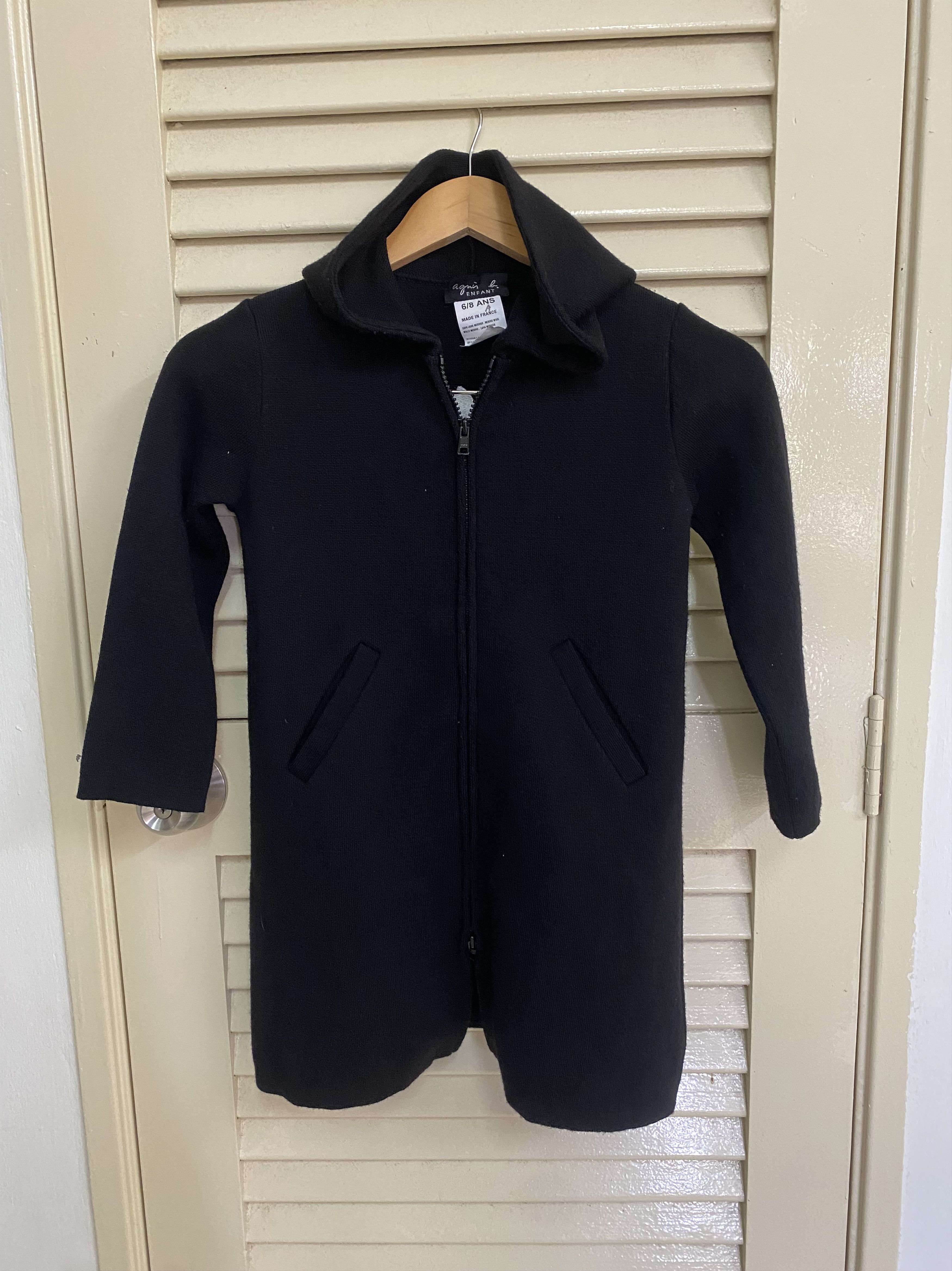 agnes b. Agnes B Wool Hoodie Lizard Size S / US 4 / IT 40 - 2 Thumbnail
