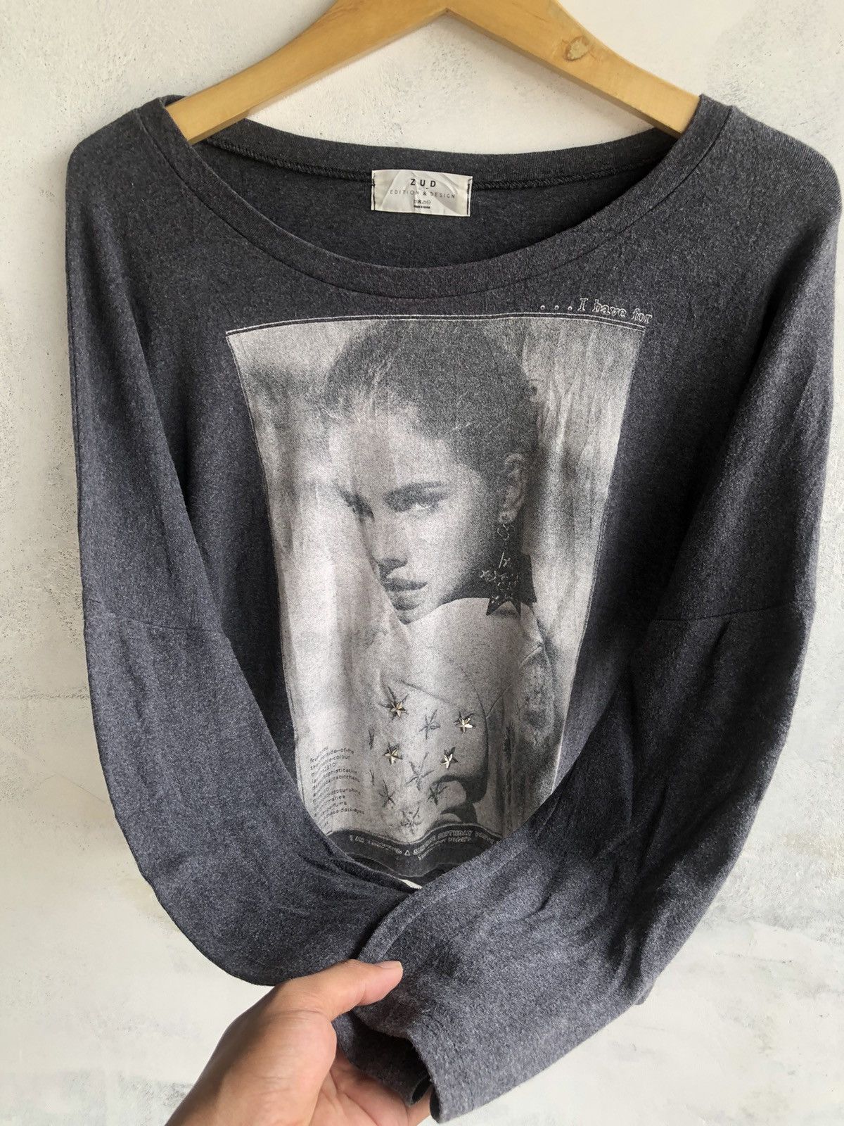 If Six Was Nine Gothic Studded Poem LongSleeve Hysteric Glamour Style Size US M / EU 48-50 / 2 - 1 Thumbnail
