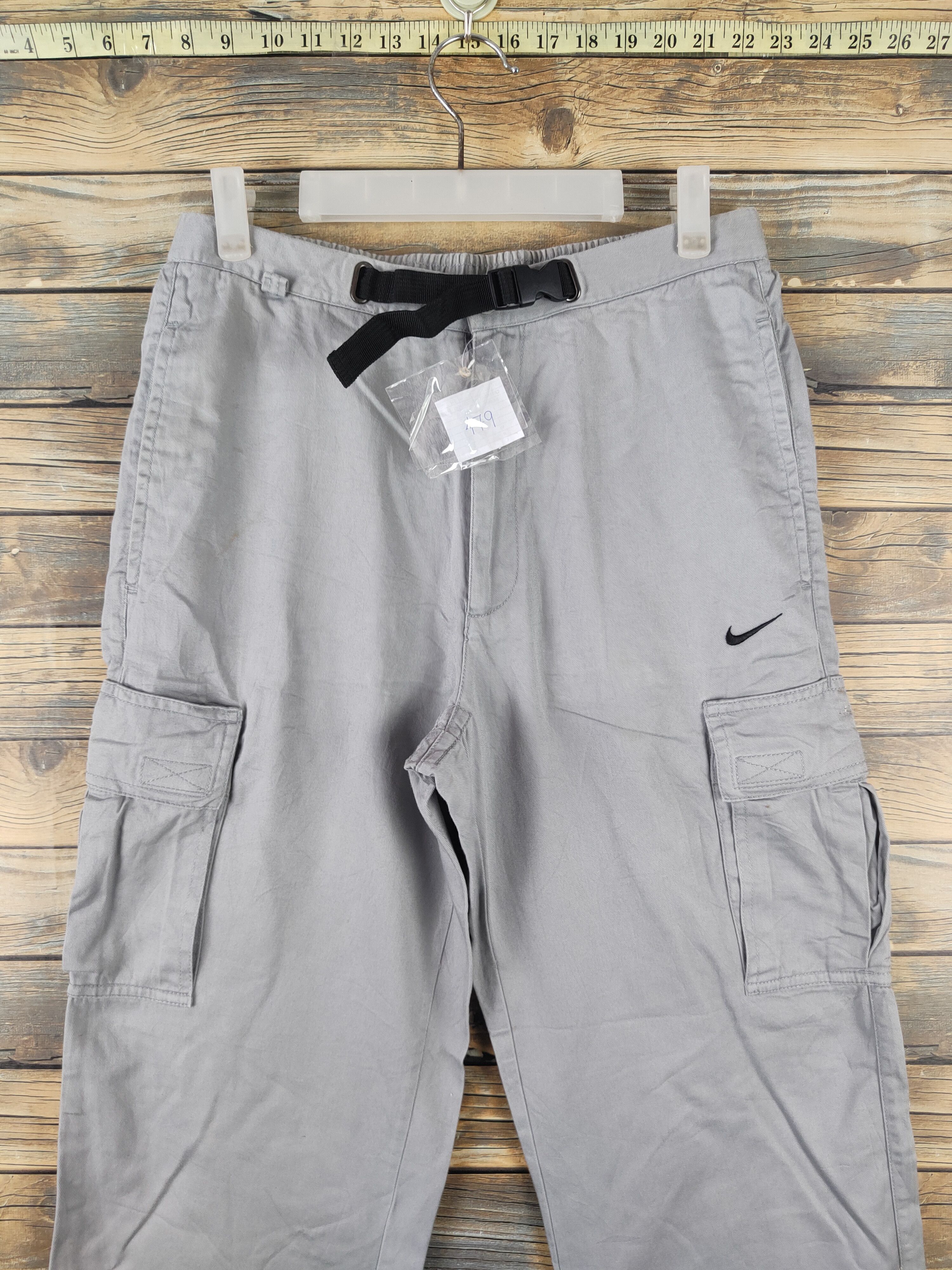 Nike DL Nike Gray Multipocket Tactical Cargo Pants #479 Size US 30 / EU 46 - 2 Thumbnail