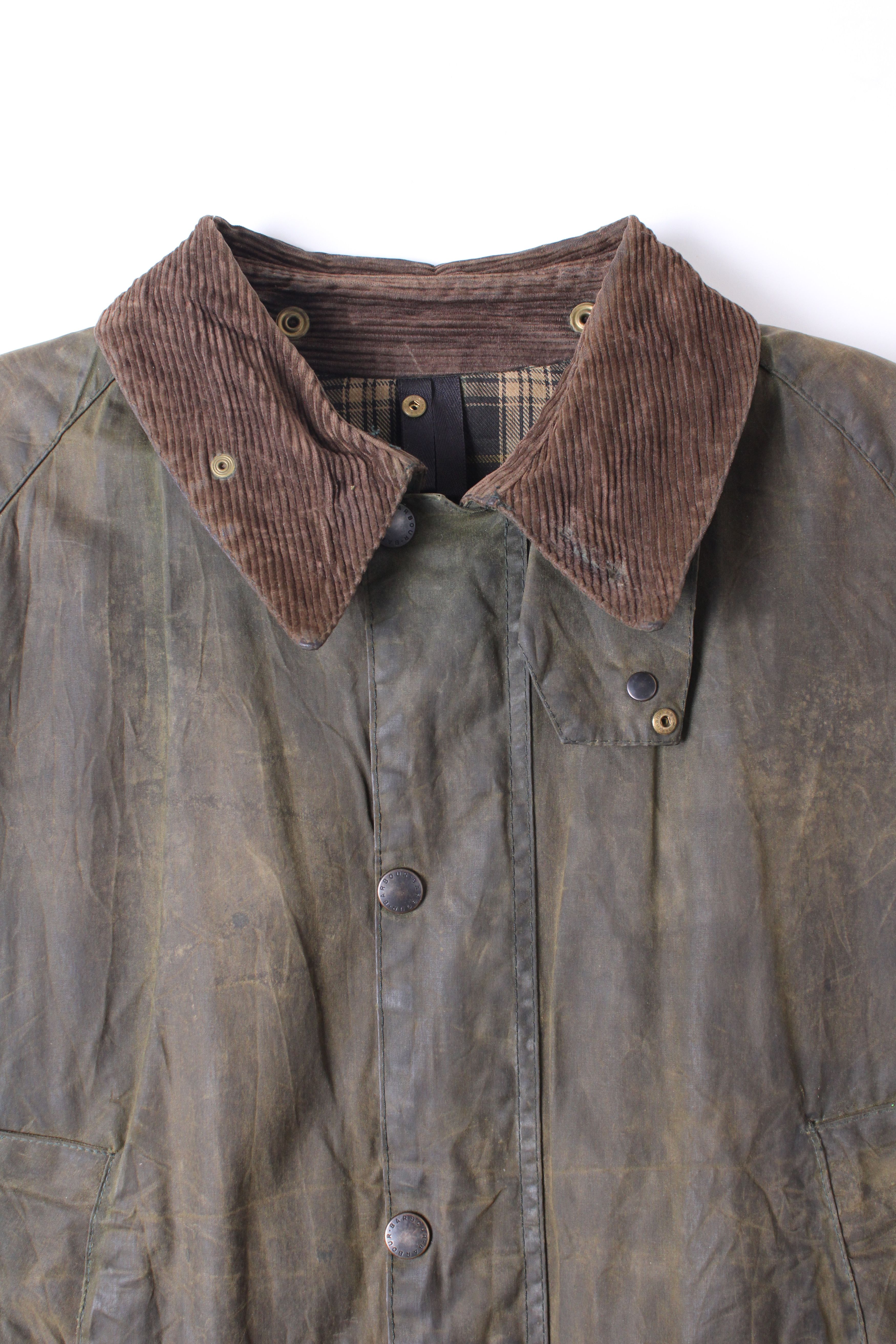 Barbour Barbour Bedale Wax Jacket Green C46 Large XL Size US XL / EU 56 / 4 - 2 Thumbnail