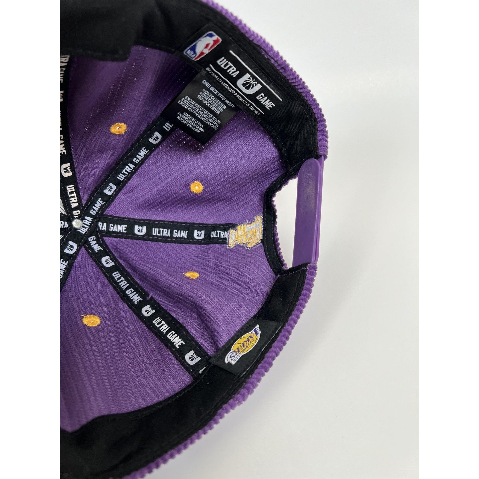 Other Los Angeles Lakers Hat Cap Snap Back One Size Purple NBA Bas Size ONE SIZE - 9 Thumbnail