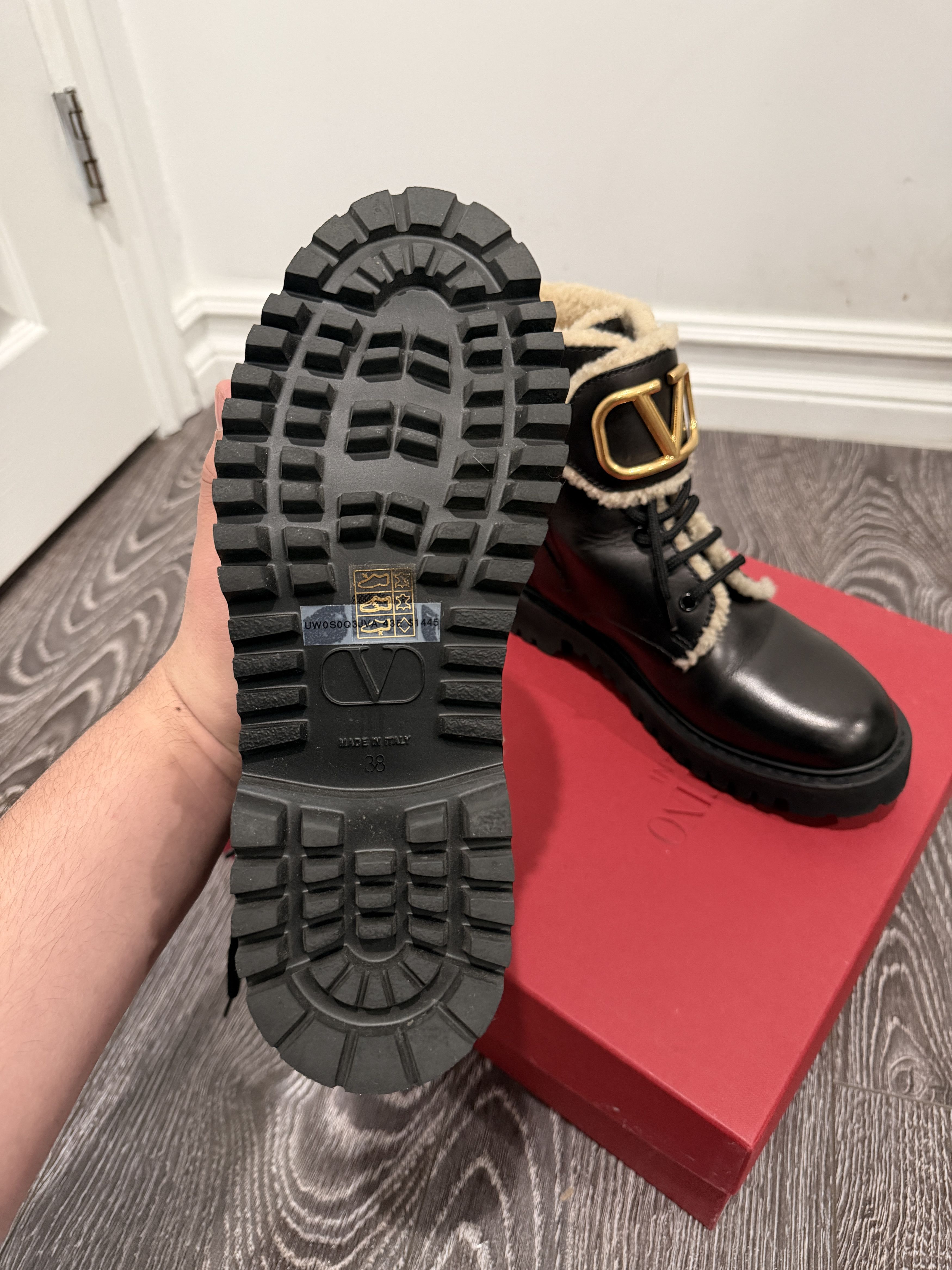 Valentino Valentino Combat Boots Size US 7 / IT 37 - 2 Thumbnail