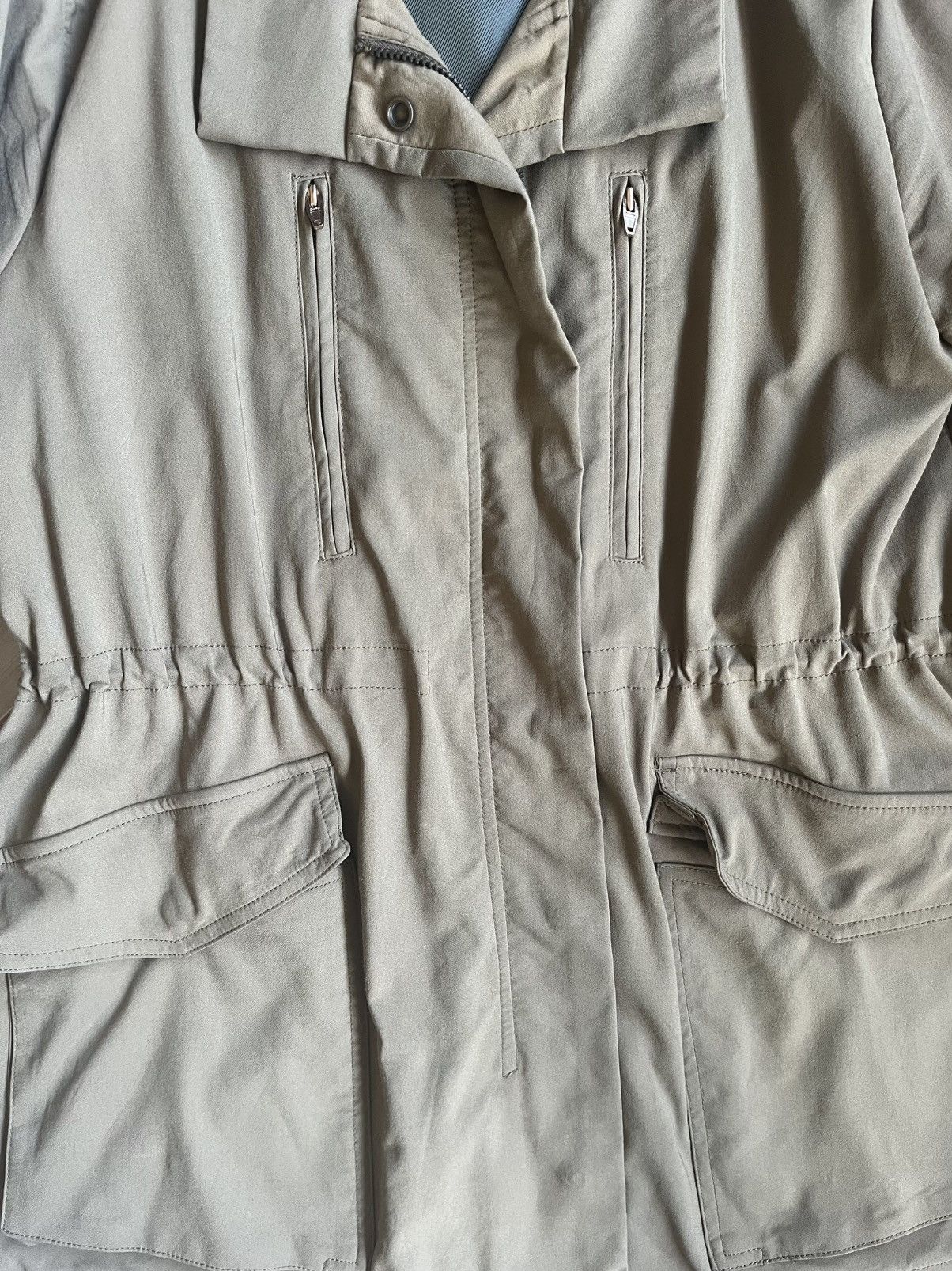 Sisley Sisley Italy Vintage Parka Multi Pocket Army Green Size XL / US 12-14 / IT 48-50 - 3 Thumbnail