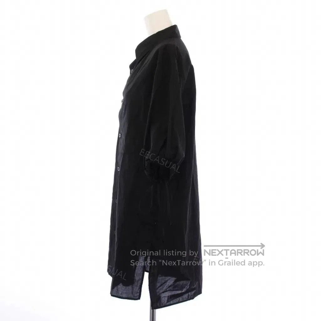 Y's Yohji Yamamoto Black Cotton Shirt. Size US M / EU 48-50 / 2 - 3 Thumbnail