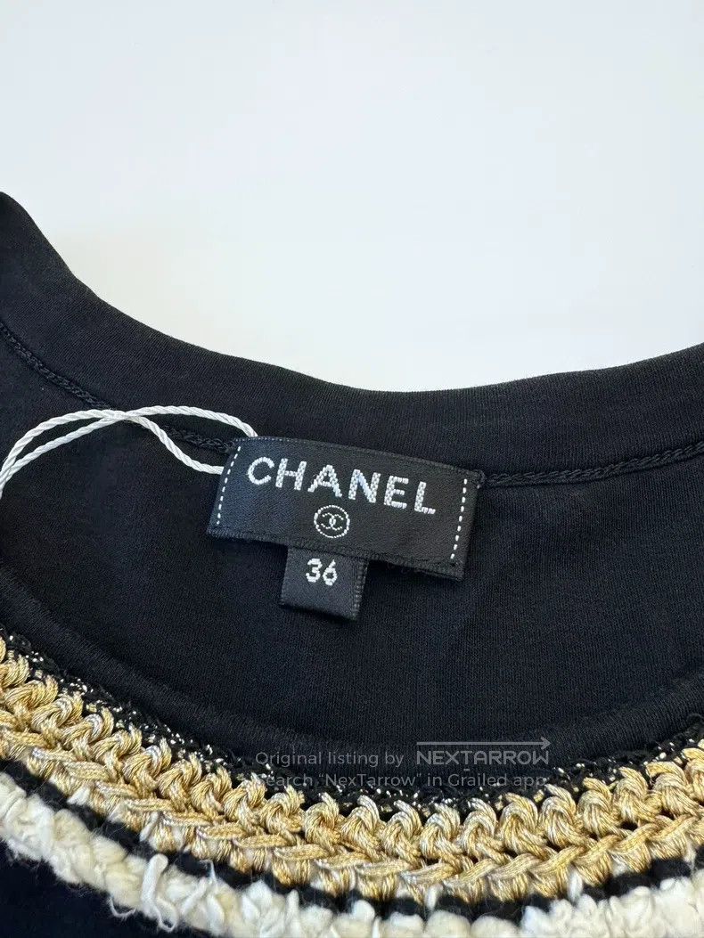 Chanel Chanel Black short sleeves Size XS / US 0-2 / IT 36-38 - 3 Thumbnail