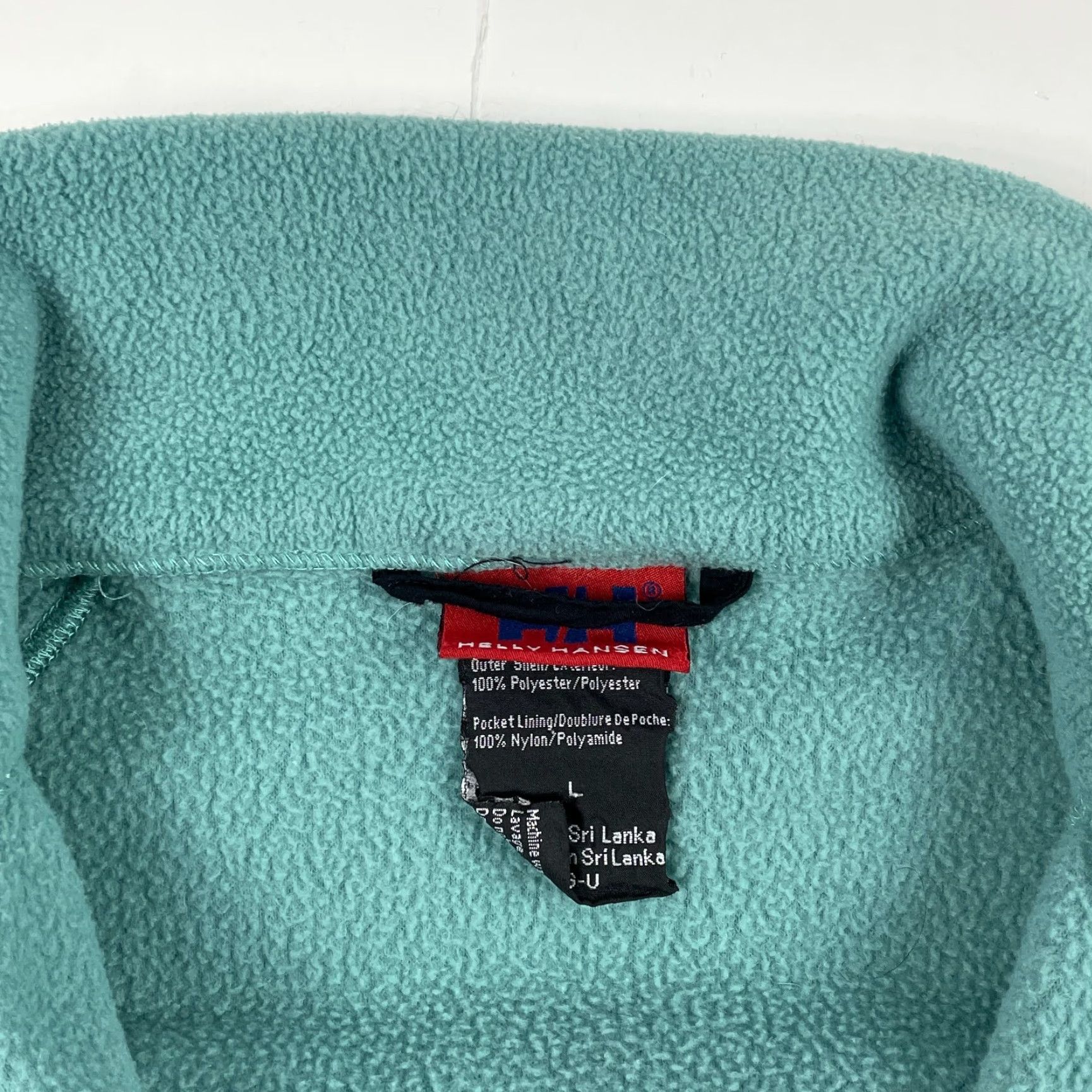 Helly Hansen VINTAGE Helly Hansen Jacket Mens L Blue Full Zip Fleece Hiking Skiing Teal Size US L / EU 52-54 / 3 - 6 Thumbnail