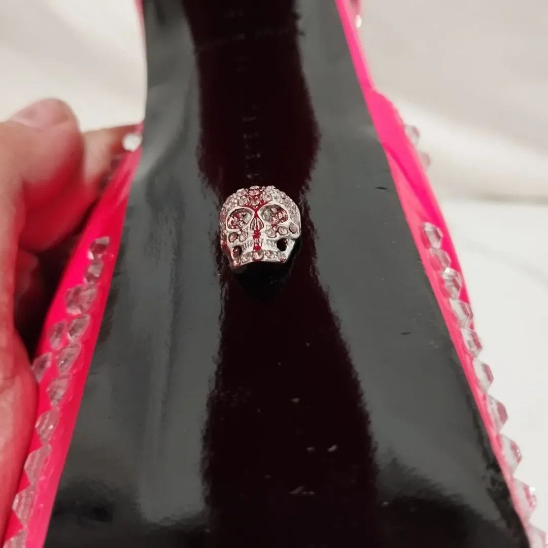 Philipp Plein Philipp Plein 120mm Cryst-Embelished Pink Platform Size US 9 / IT 39 - 9 Thumbnail